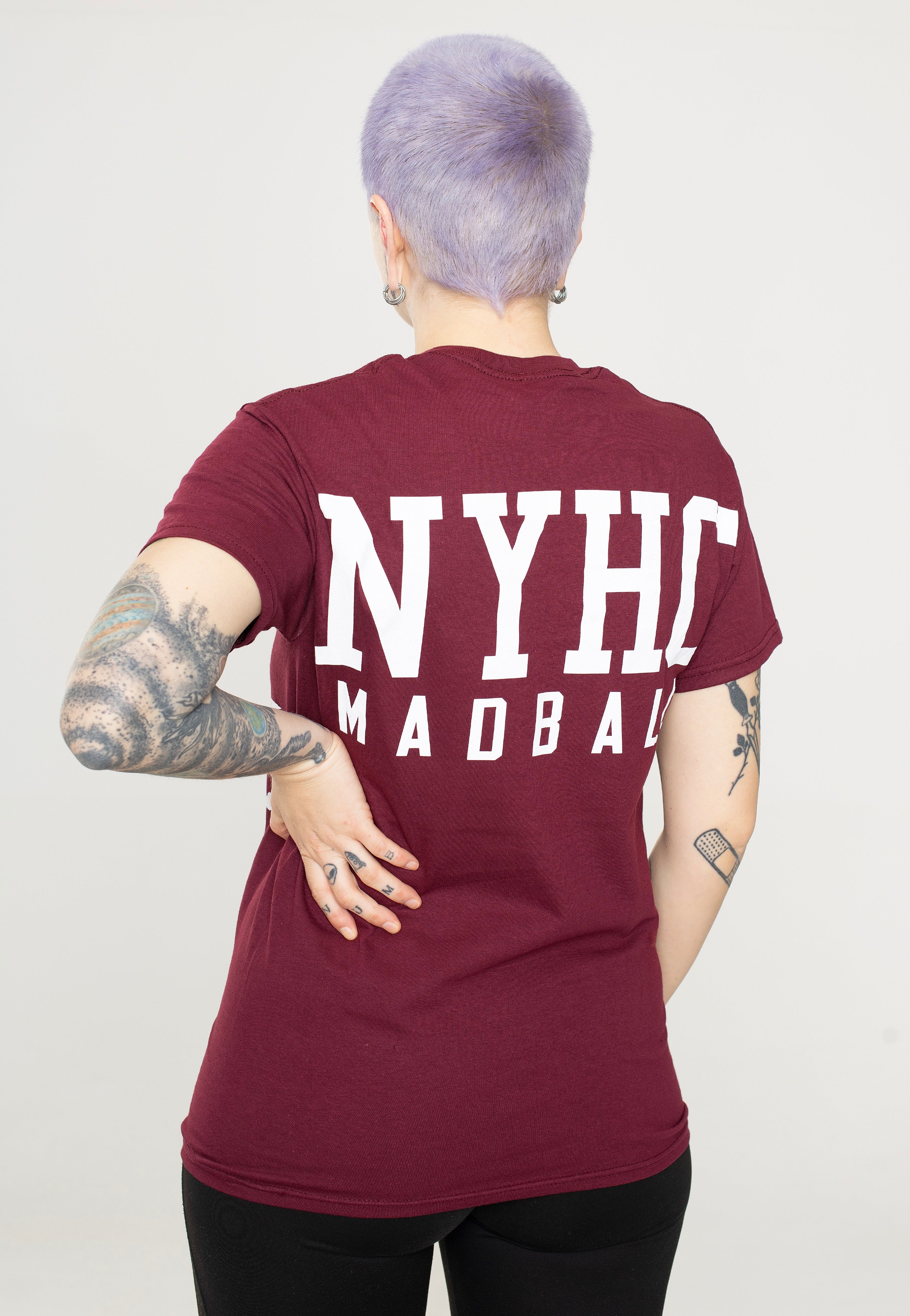 Madball - Ball NY Burgundy - T-Shirt | Women-Image