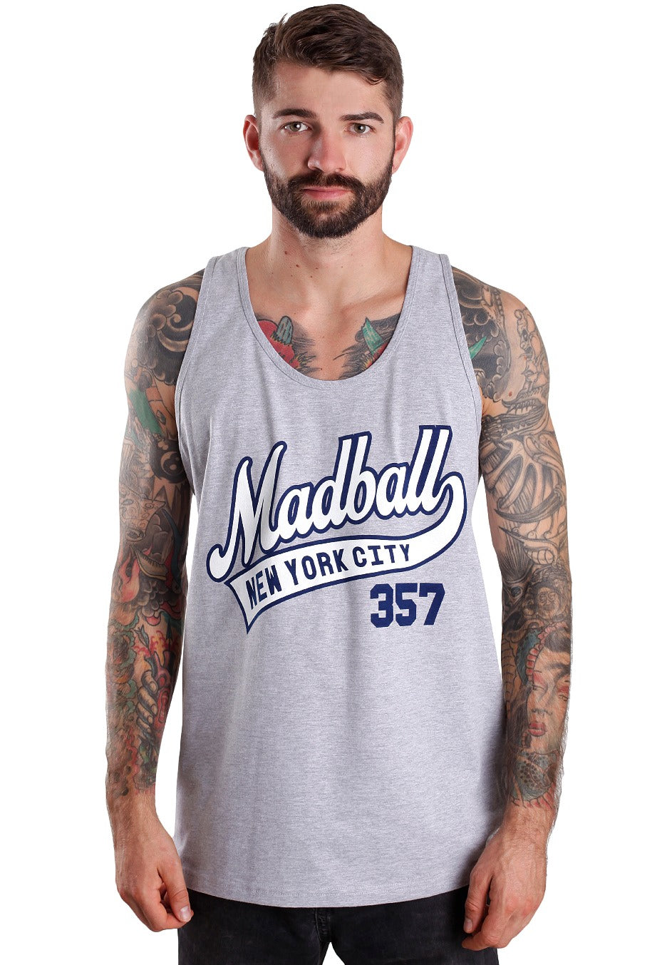 Madball - Swoop Heather Grey - Tank | Men-Image