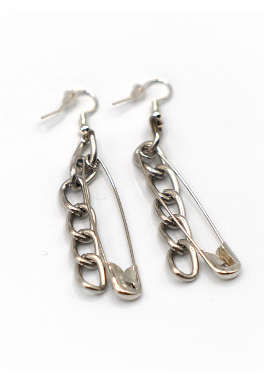 InternetXDoll - Maddox Silver - Earrings | Neutral-Image