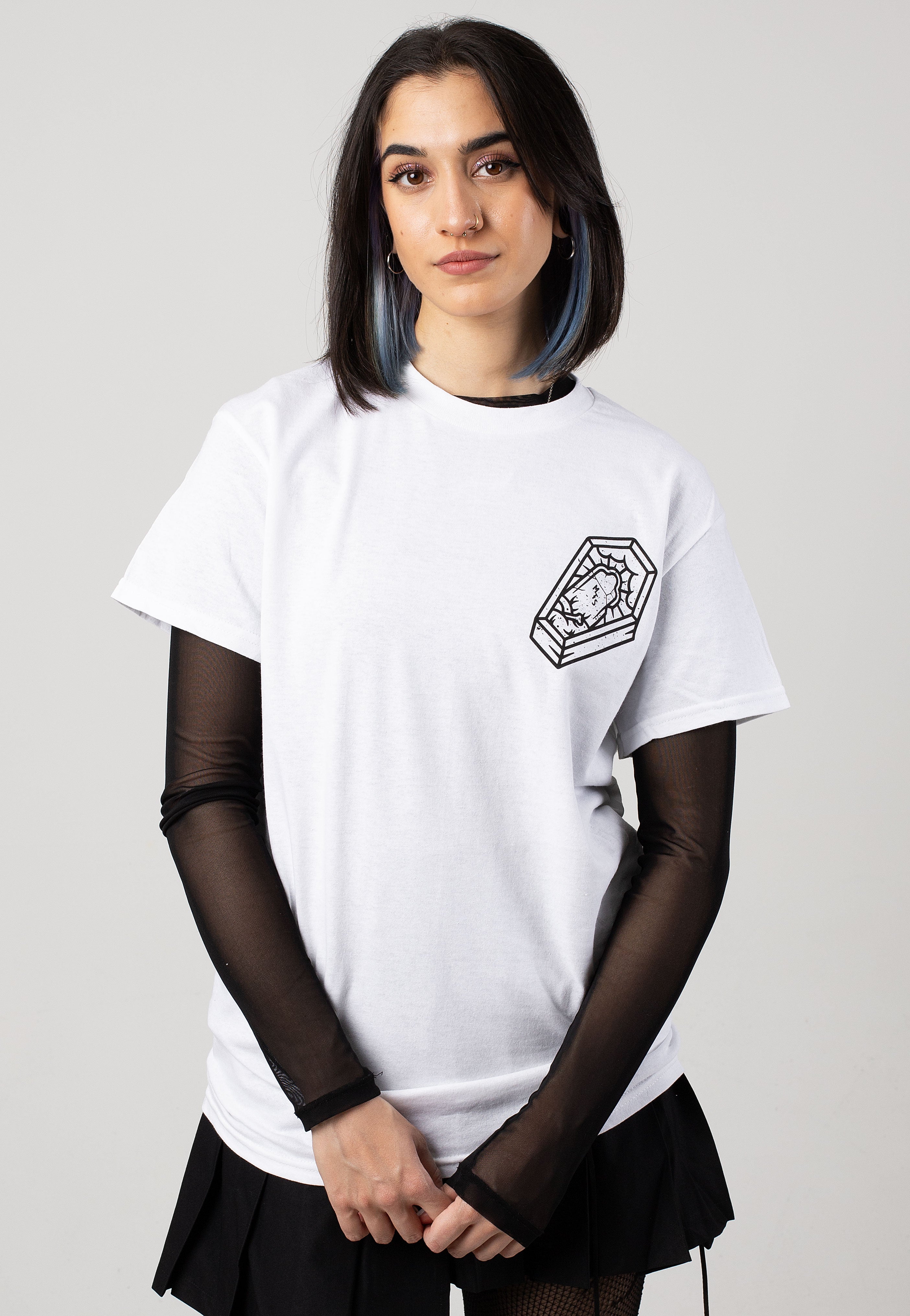 Make Them Suffer - Coffin Reaper White - T-Shirt | Women-Image