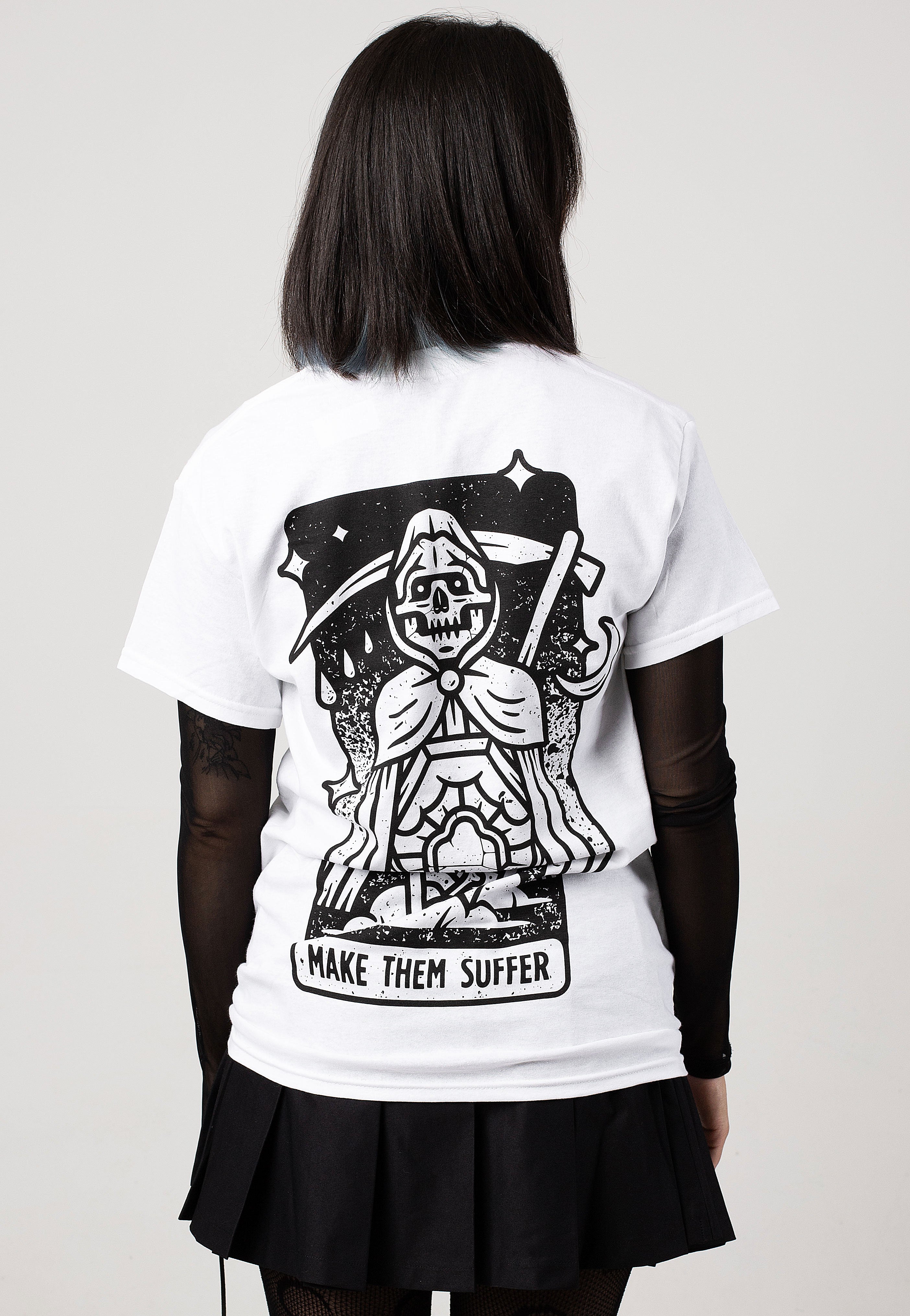 Make Them Suffer - Coffin Reaper White - T-Shirt | Women-Image