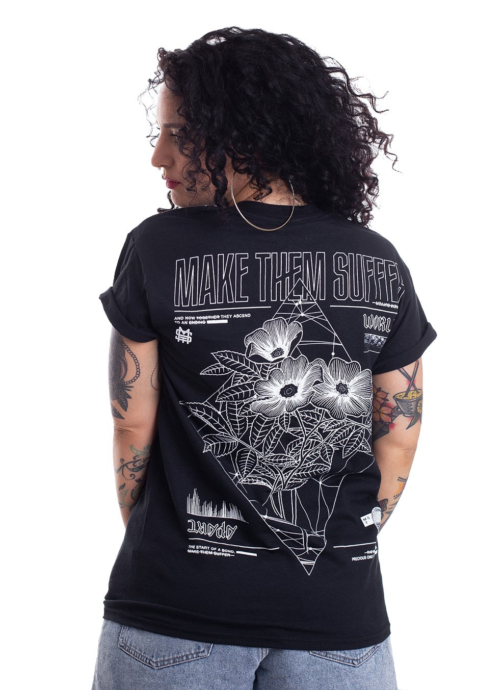 Make Them Suffer - Diamond Flowers - T-Shirt | Women-Image