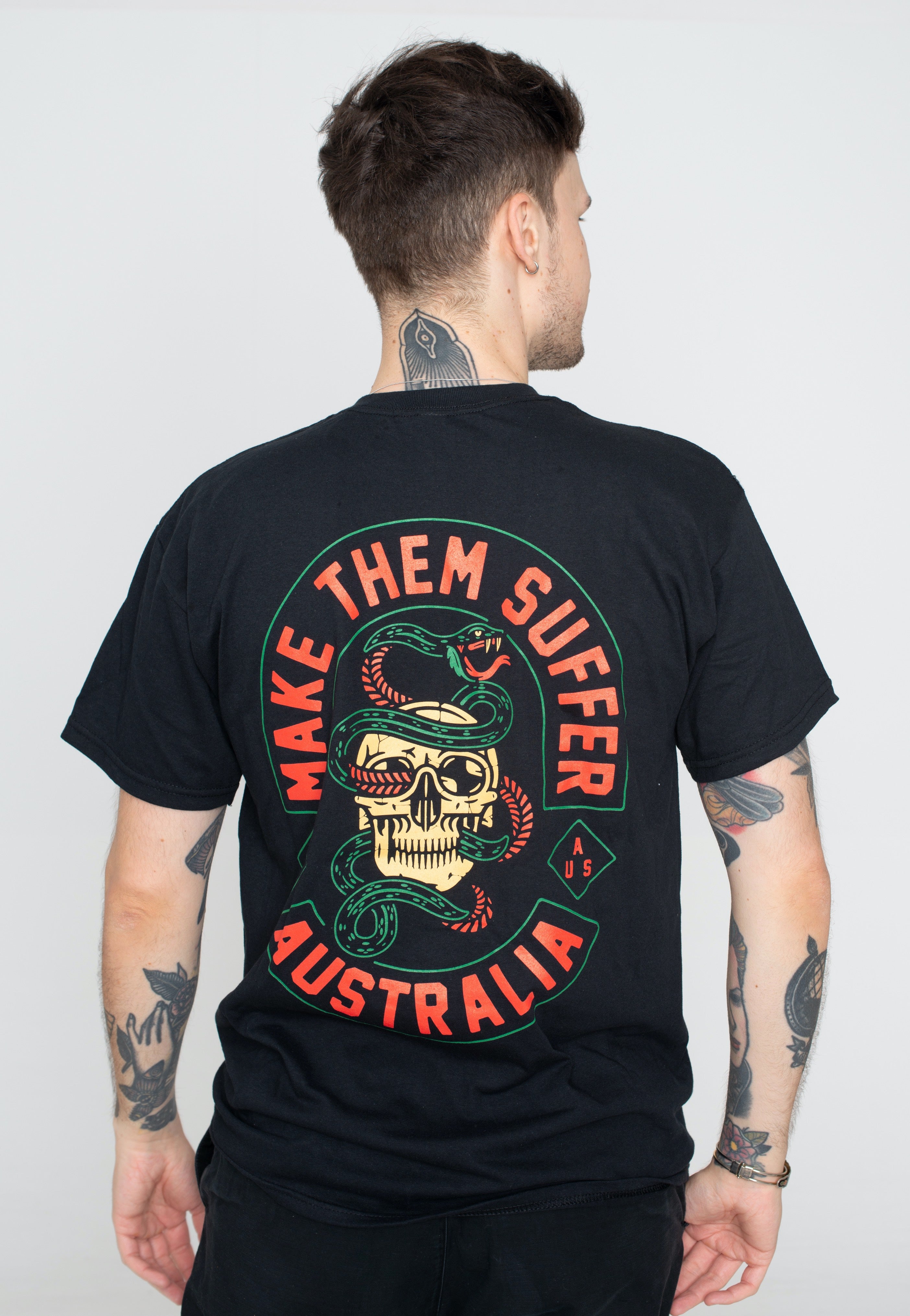 Make Them Suffer - Skull Snake - T-Shirt | Men-Image