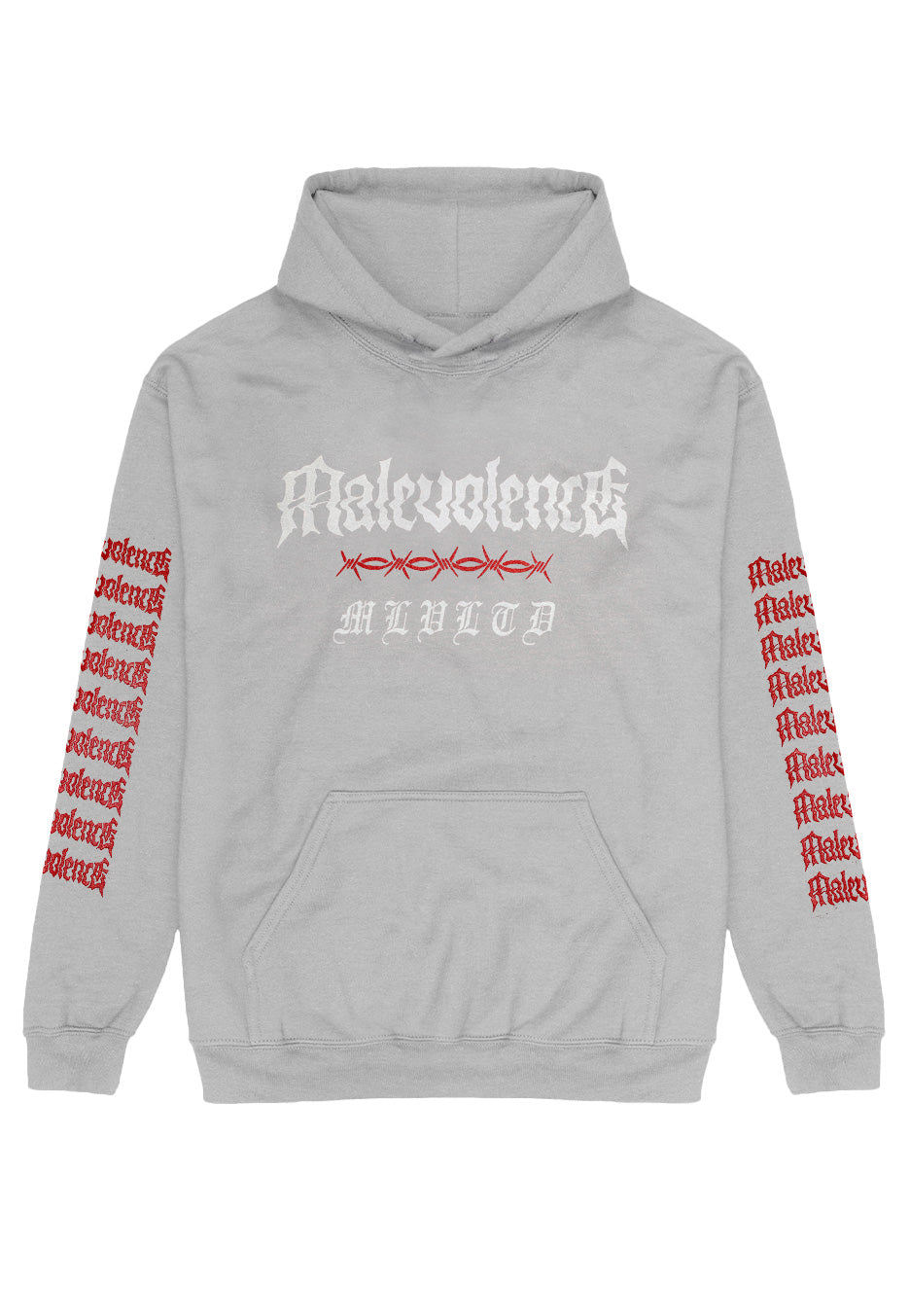 Malevolence - Barbed Wire Sportsgrey - Hoodie | Neutral-Image