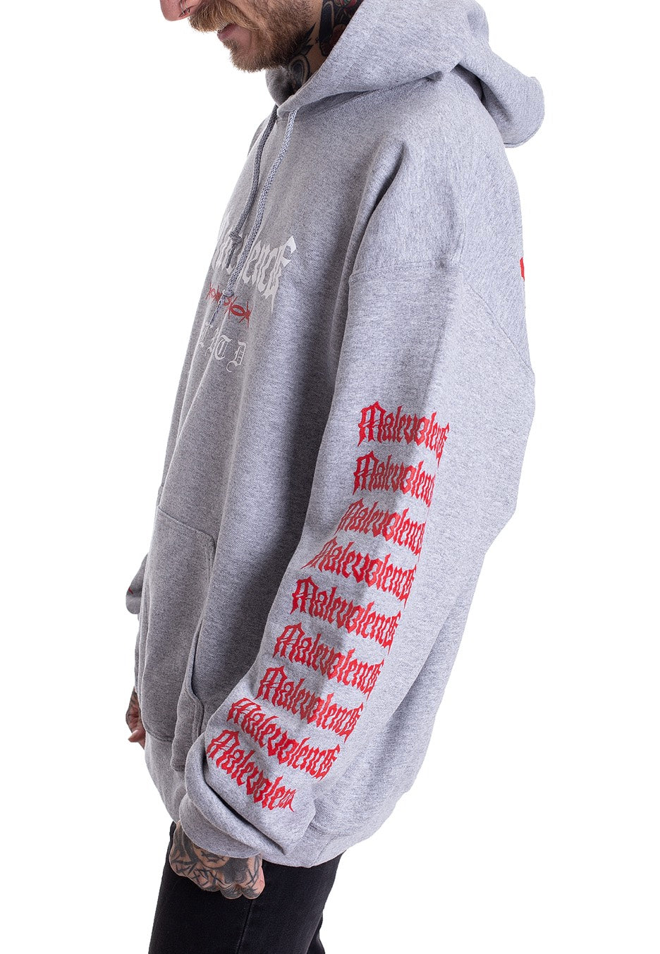 Malevolence - Barbed Wire Sportsgrey - Hoodie | Men-Image