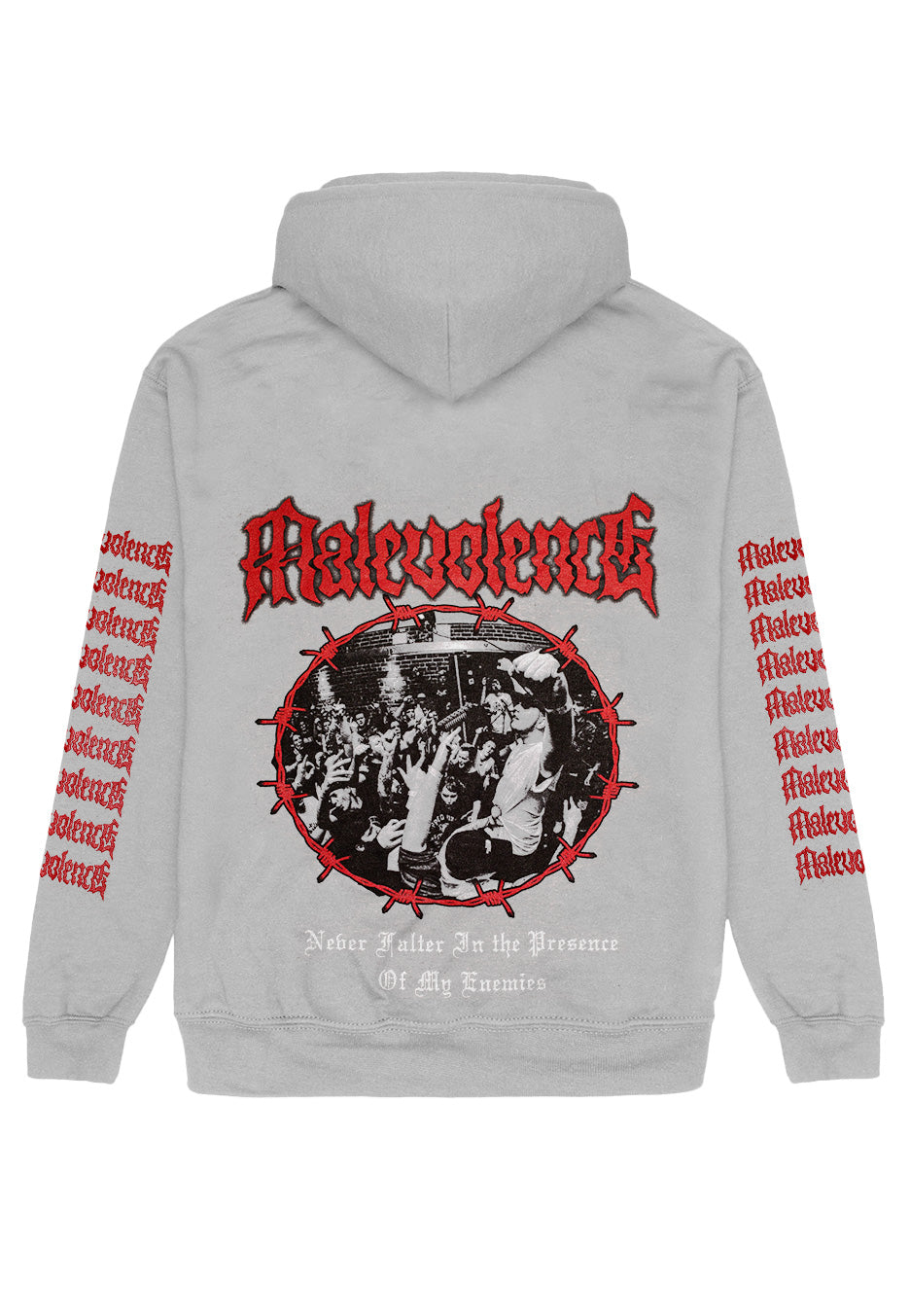 Malevolence - Barbed Wire Sportsgrey - Hoodie | Neutral-Image