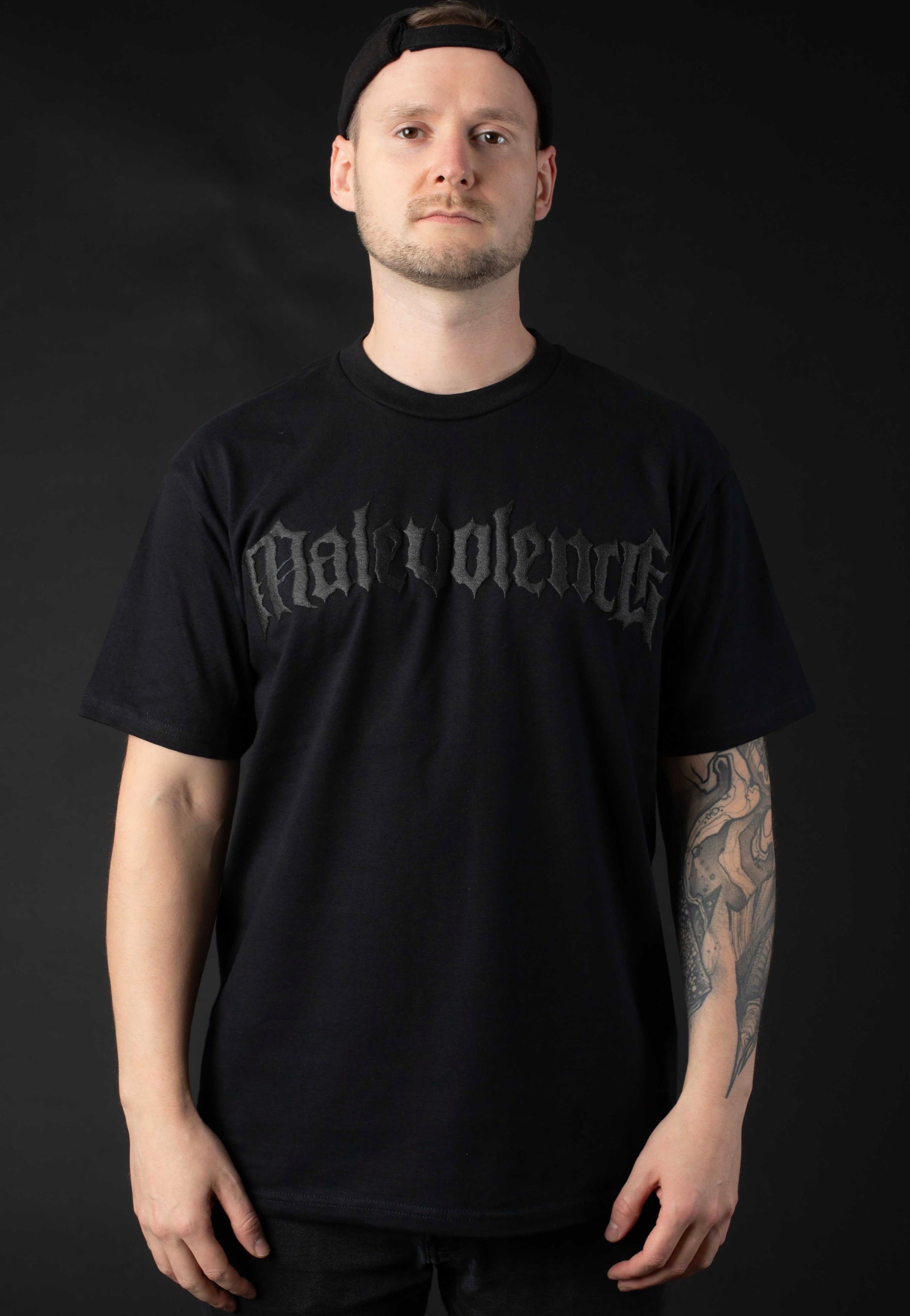 Malevolence - Logo Limited Black On Black - T-Shirt | Men-Image