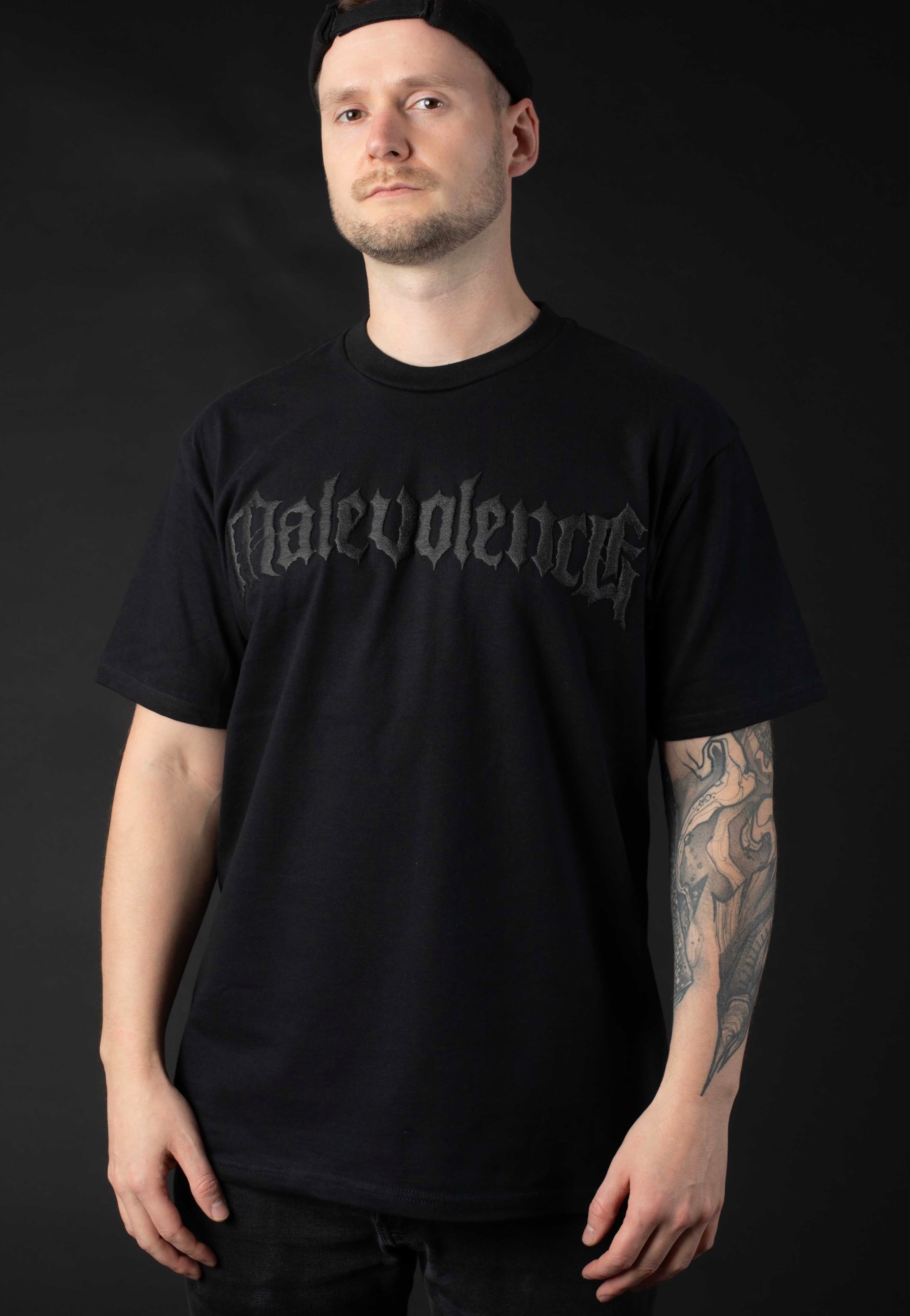 Malevolence - Logo Limited Black On Black - T-Shirt | Men-Image