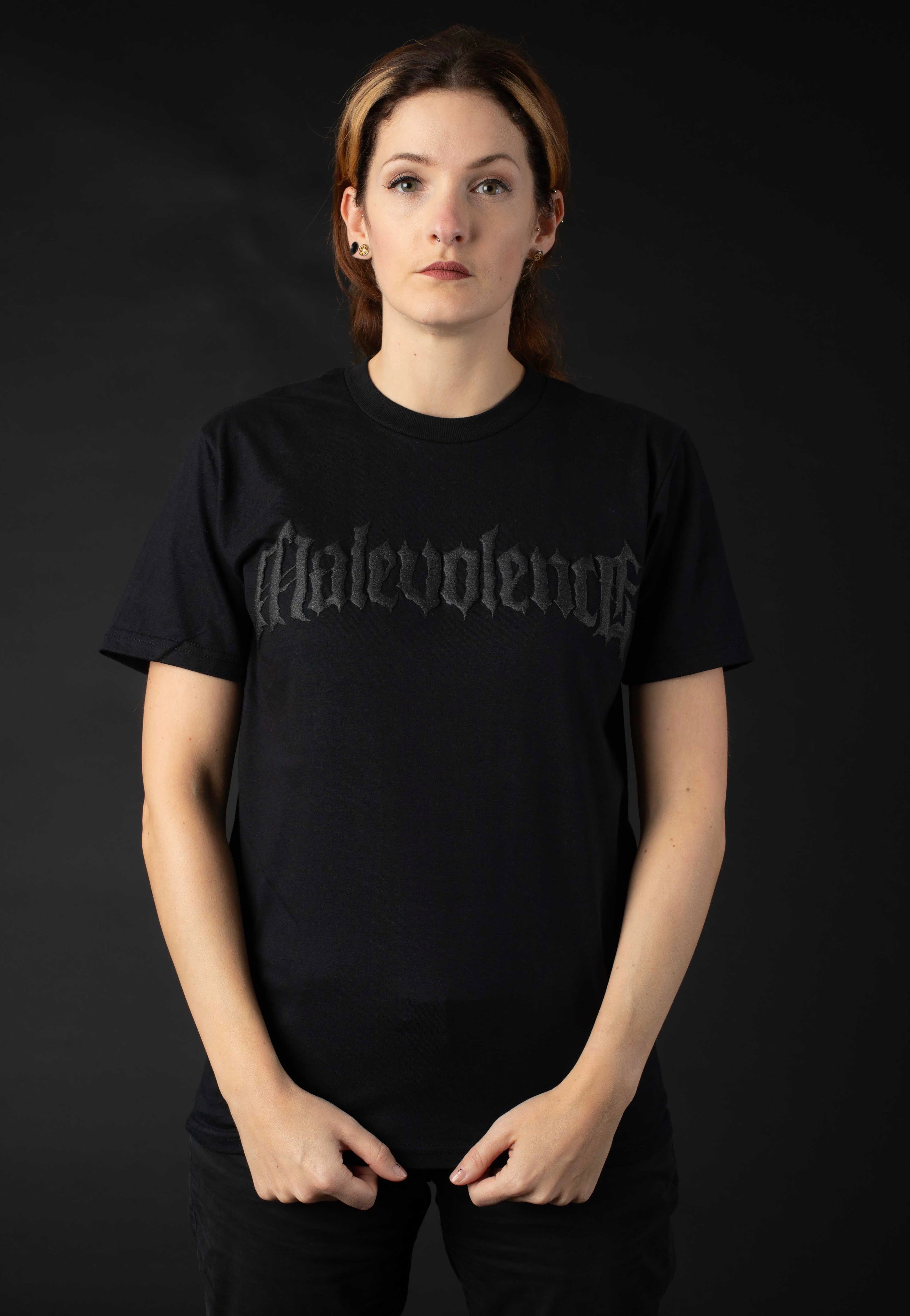 Malevolence - Logo Limited Black On Black - T-Shirt | Women-Image