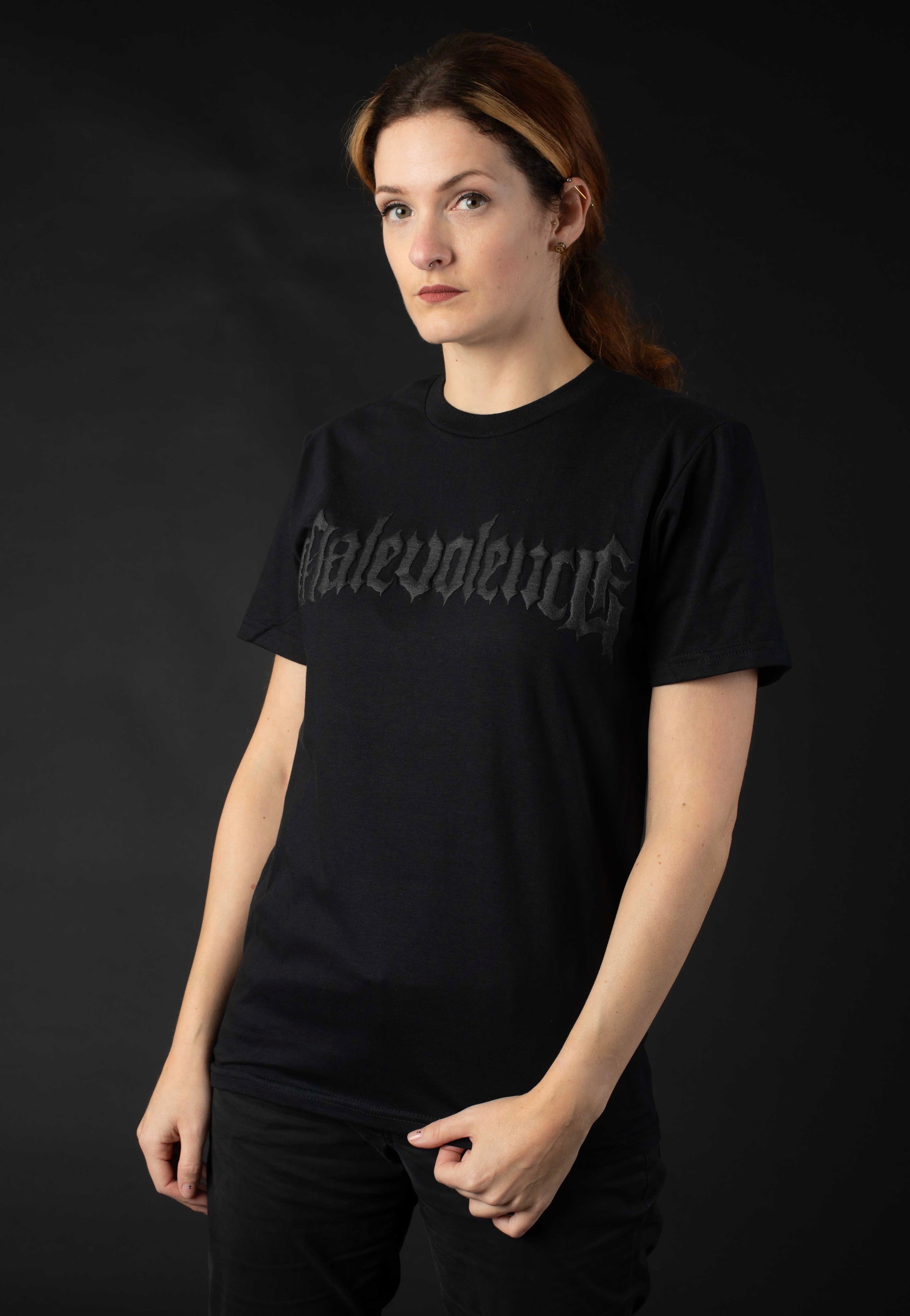 Malevolence - Logo Limited Black On Black - T-Shirt | Women-Image