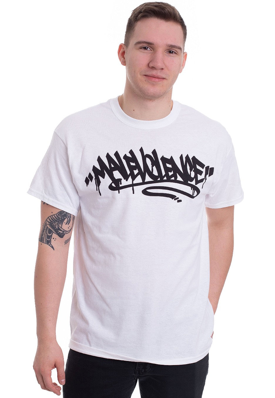 Malevolence - Malev Graff White - T-Shirt | Men-Image