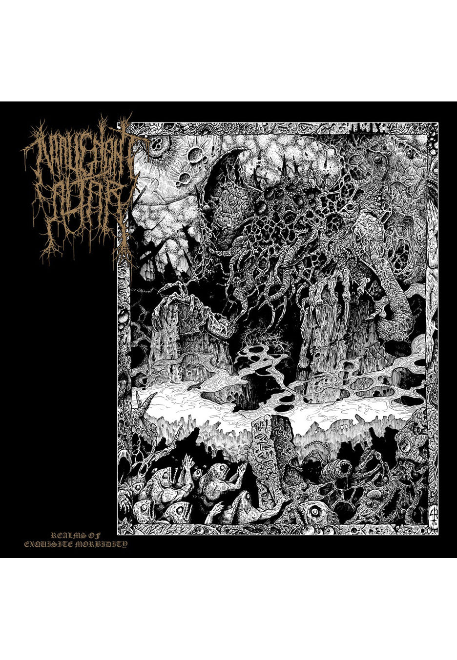 Malignant Altar - Realms Of Exquisite Morbidity Clear Silver - Colored Vinyl | Neutral-Image