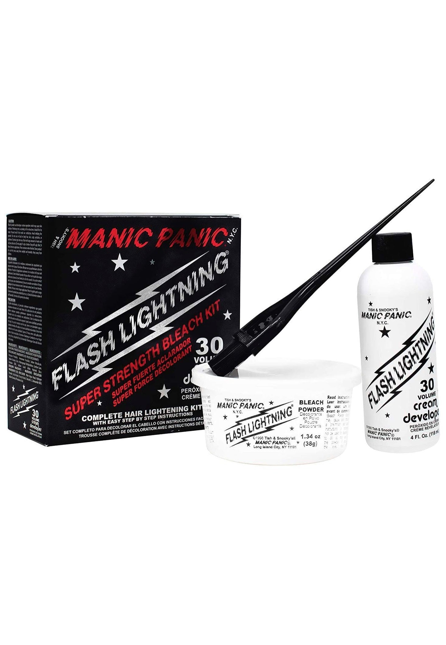 Manic Panic - Flash Lightning 30 Volume Cream Developer - Bleach Kit | Neutral-Image