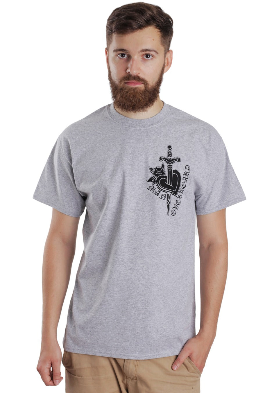 Man Overboard - Dagger Sportsgrey - T-Shirt | Men-Image