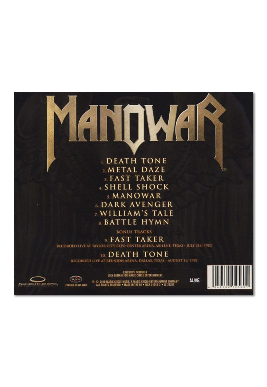 Manowar - Battle Hymns 2011 - CD | Neutral-Image