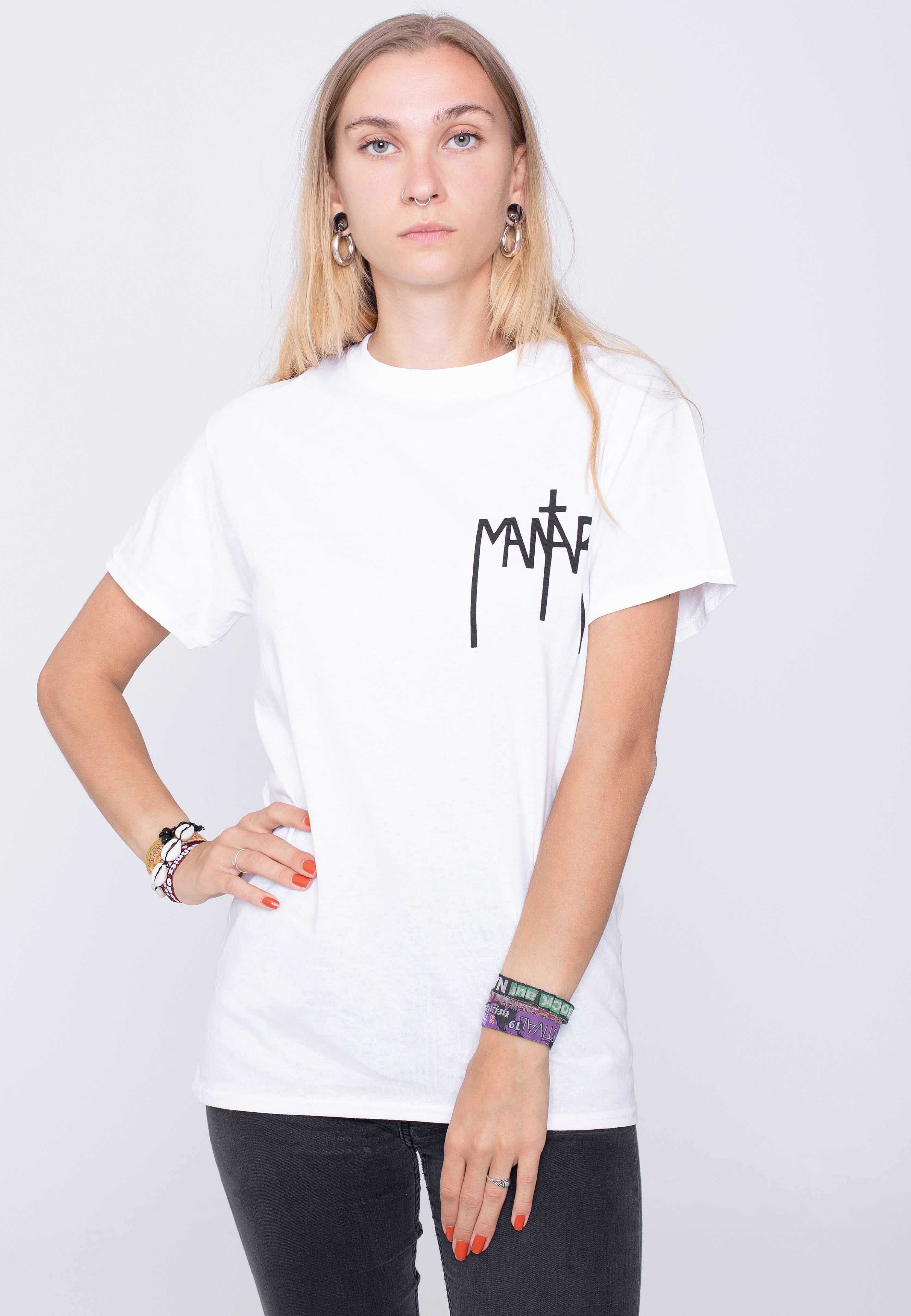 Mantar - Always Give Up White - T-Shirt | Women-Image