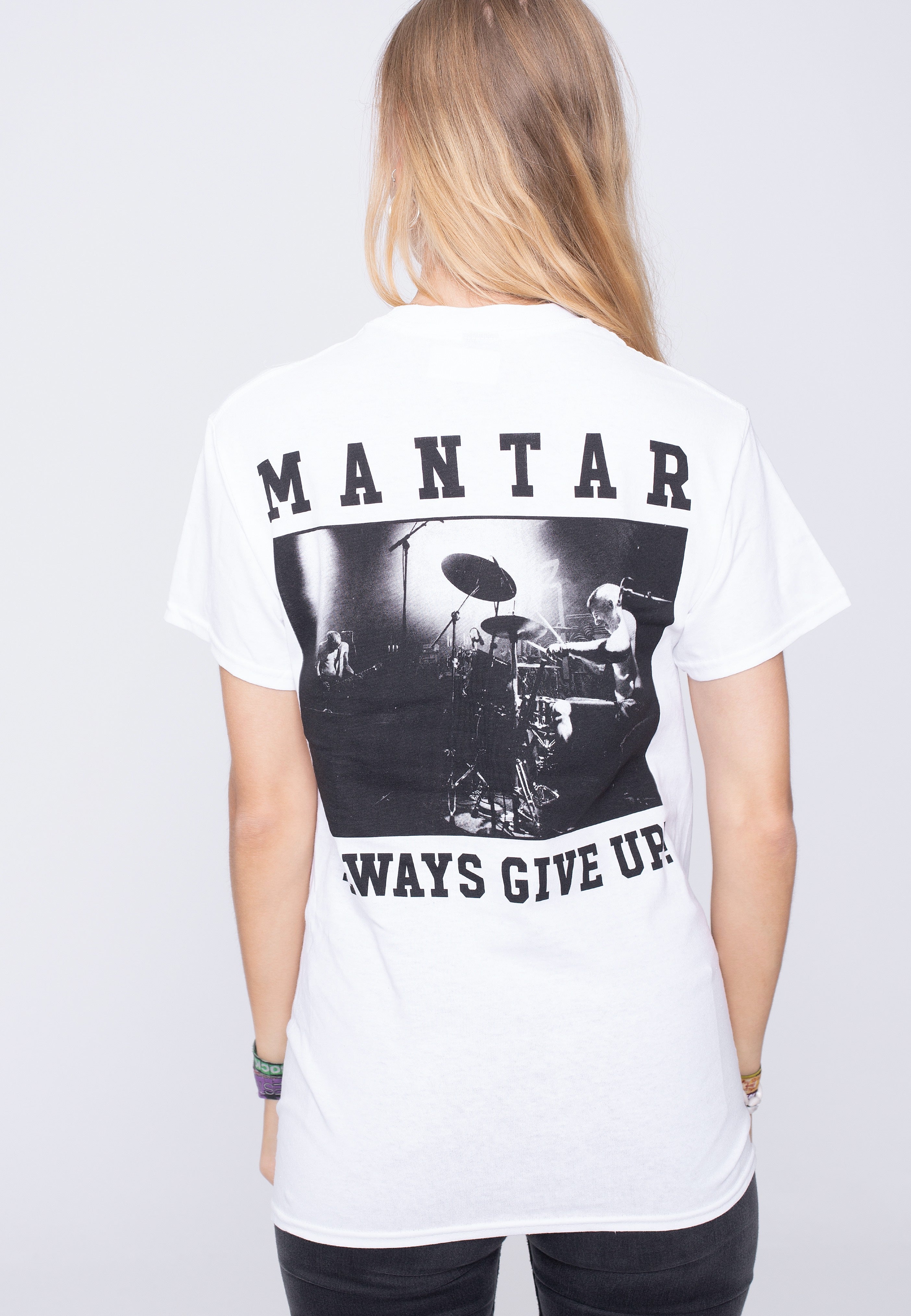 Mantar - Always Give Up White - T-Shirt | Women-Image