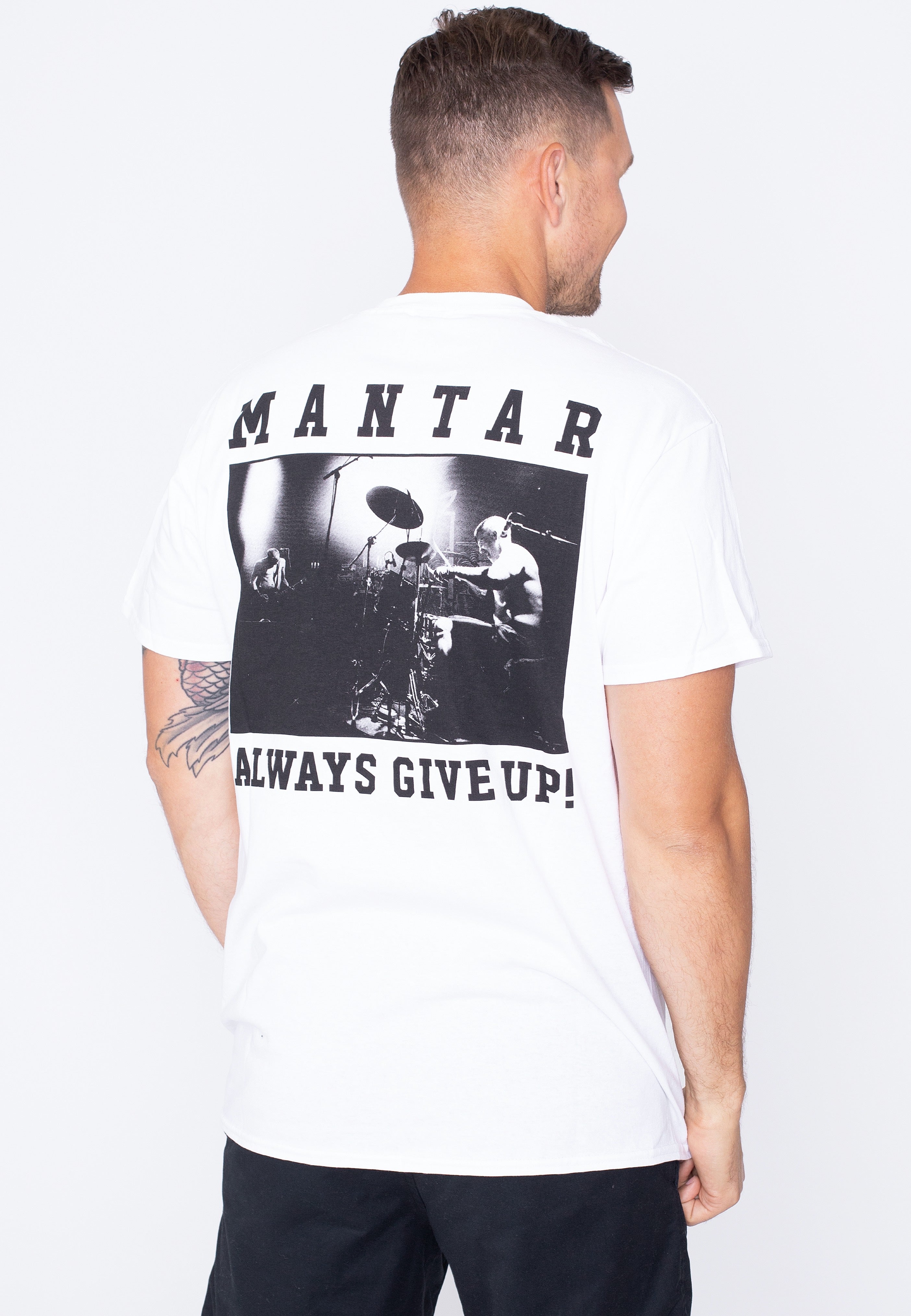 Mantar - Always Give Up White - T-Shirt | Men-Image