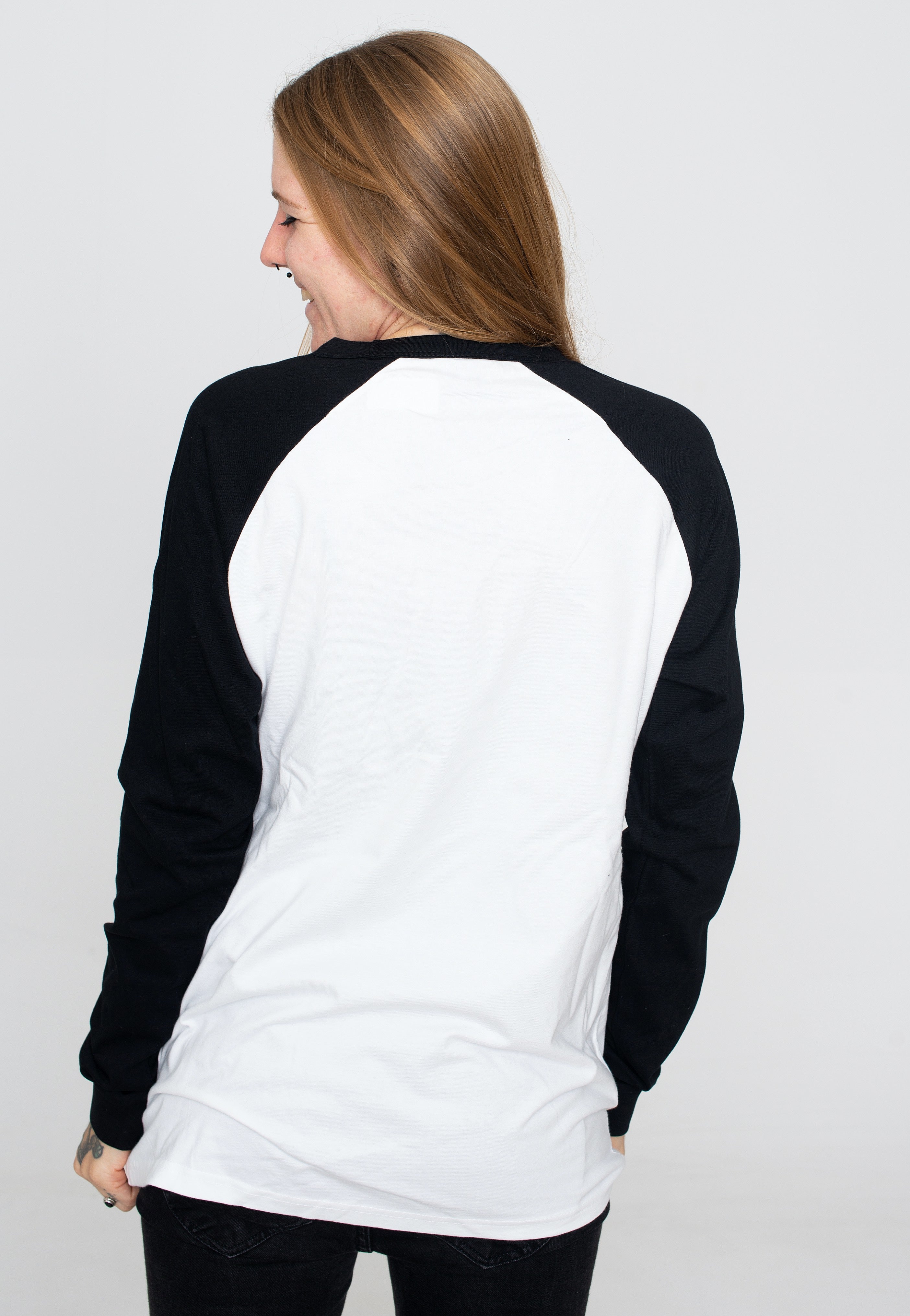 Mantar - Kill All Man White/Black - Longsleeve | Women-Image