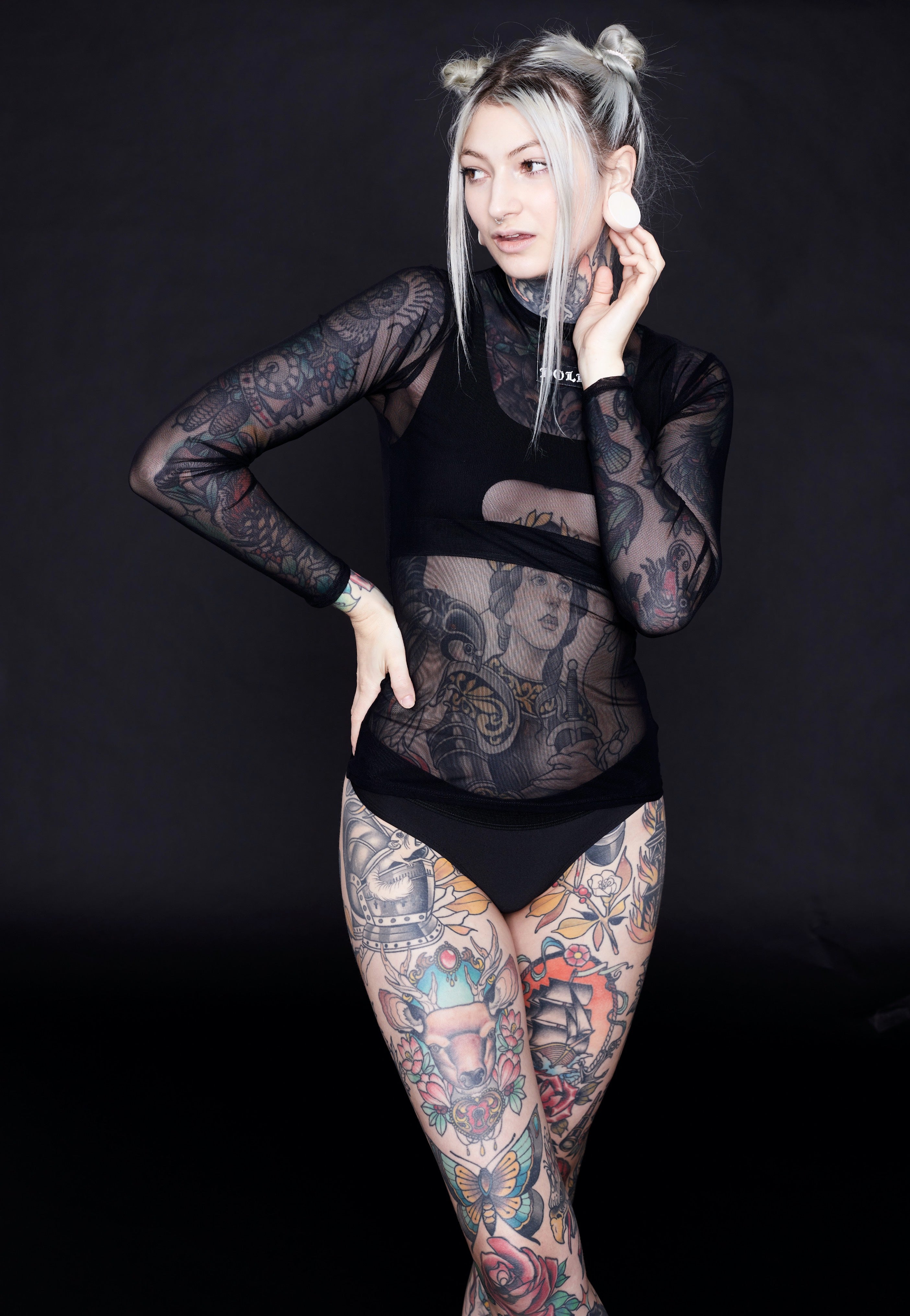 InternetXDoll - Doll Black - Longsleeve | Women-Image