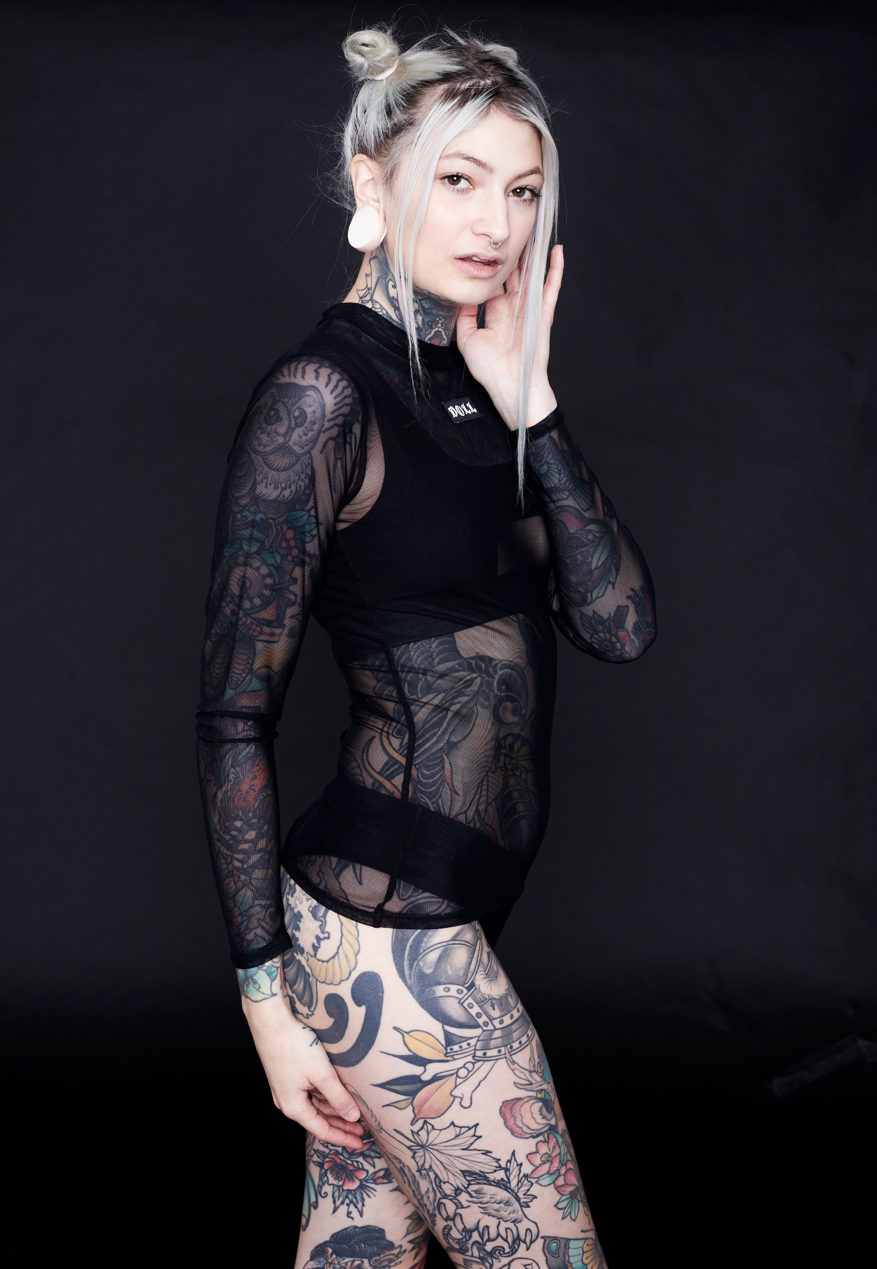 InternetXDoll - Doll Black - Longsleeve | Women-Image