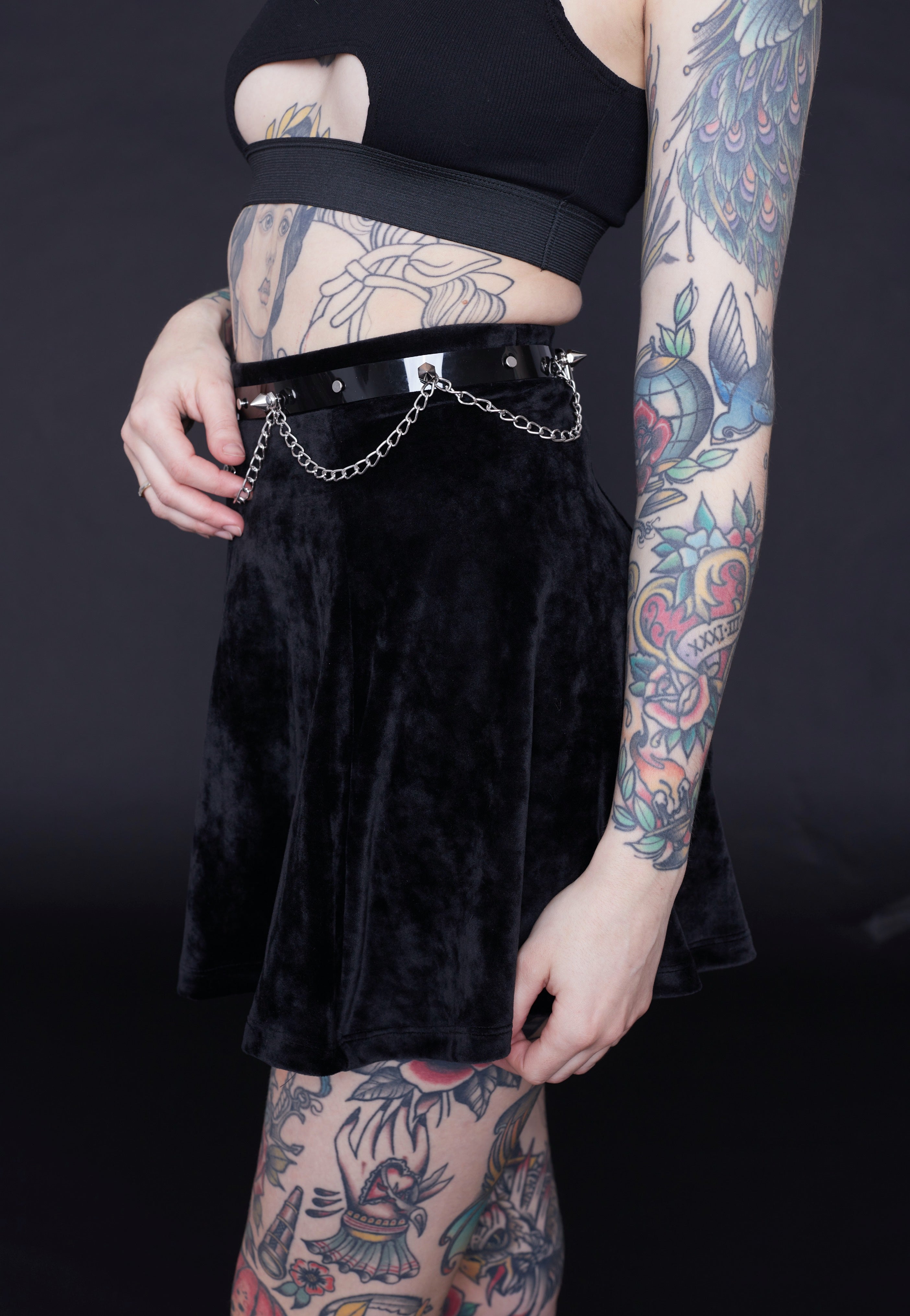 InternetXDoll - Luna Black - Skirt | Women-Image