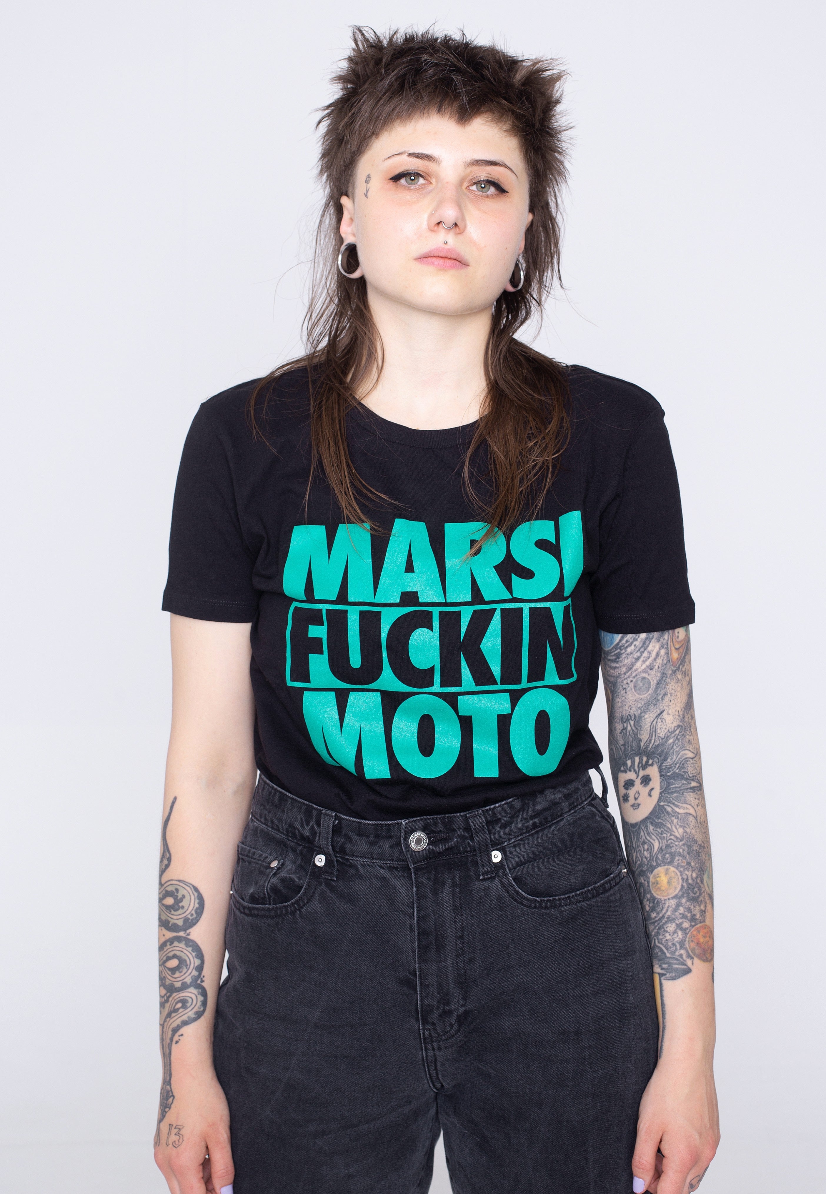 Marsimoto - Marsi Fuckin Moto Black - T-Shirt | Women-Image