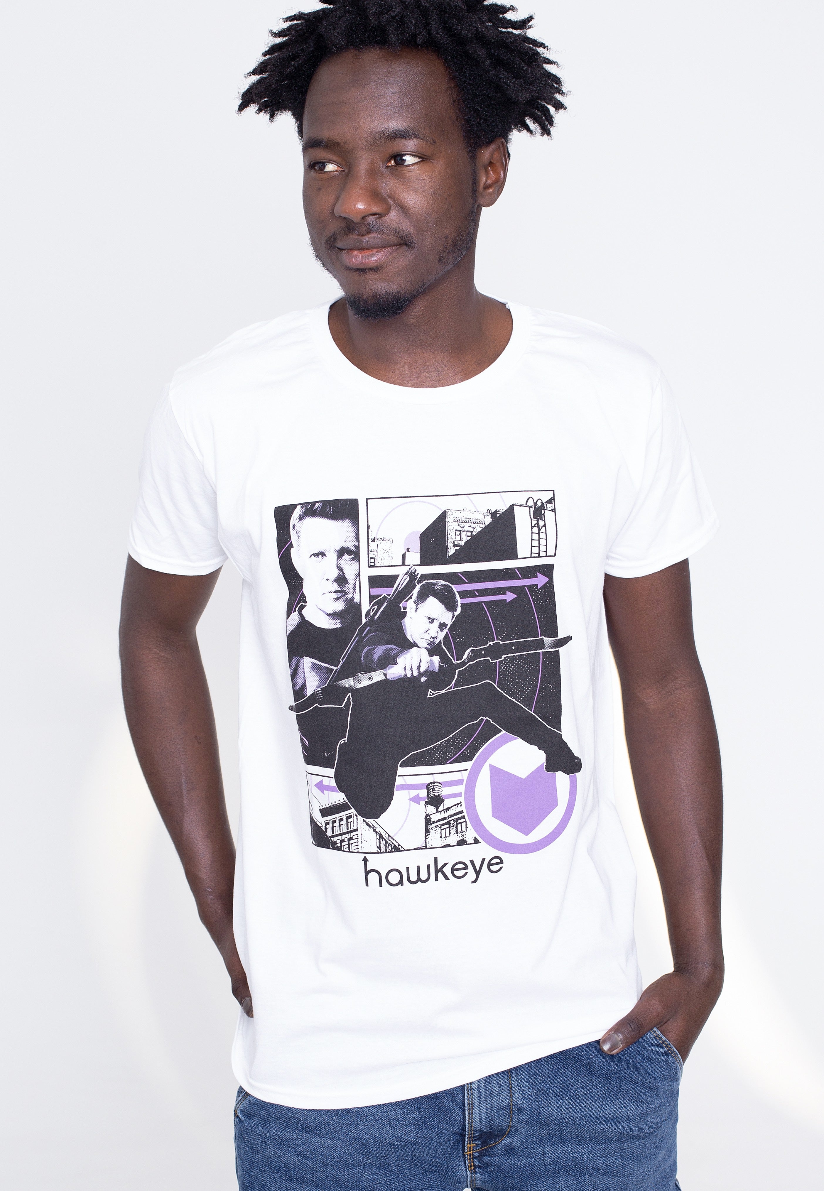 Hawkeye - Comic Page White - T-Shirt | Men-Image