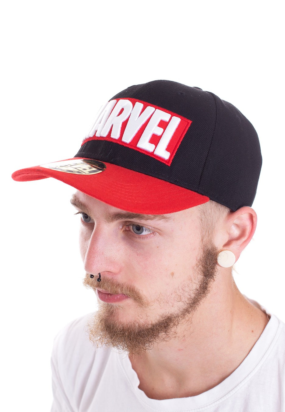 Marvel Comics - Logo Baseball Cap Black/Red - Cap | Neutral-Image