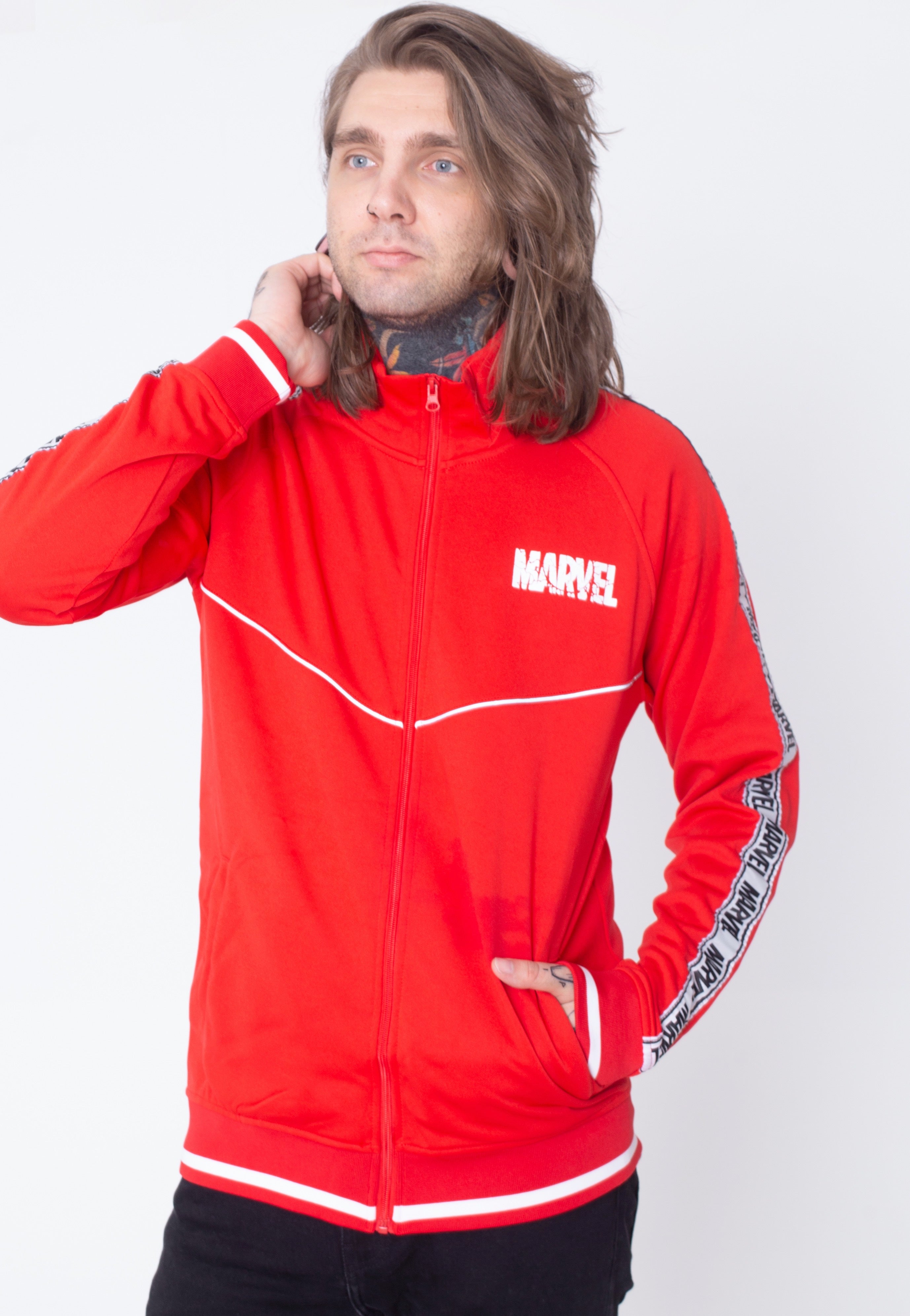 Marvel Comics - For Victory Red - Track Jacket | Men-Image
