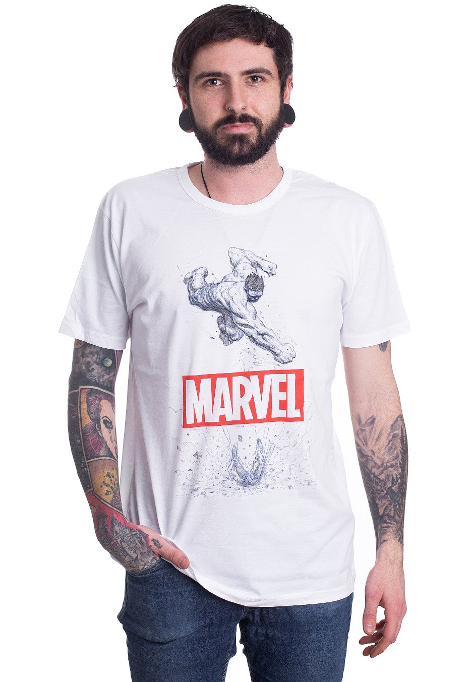 Hulk - Marvel Hulk White - T-Shirt | Men-Image