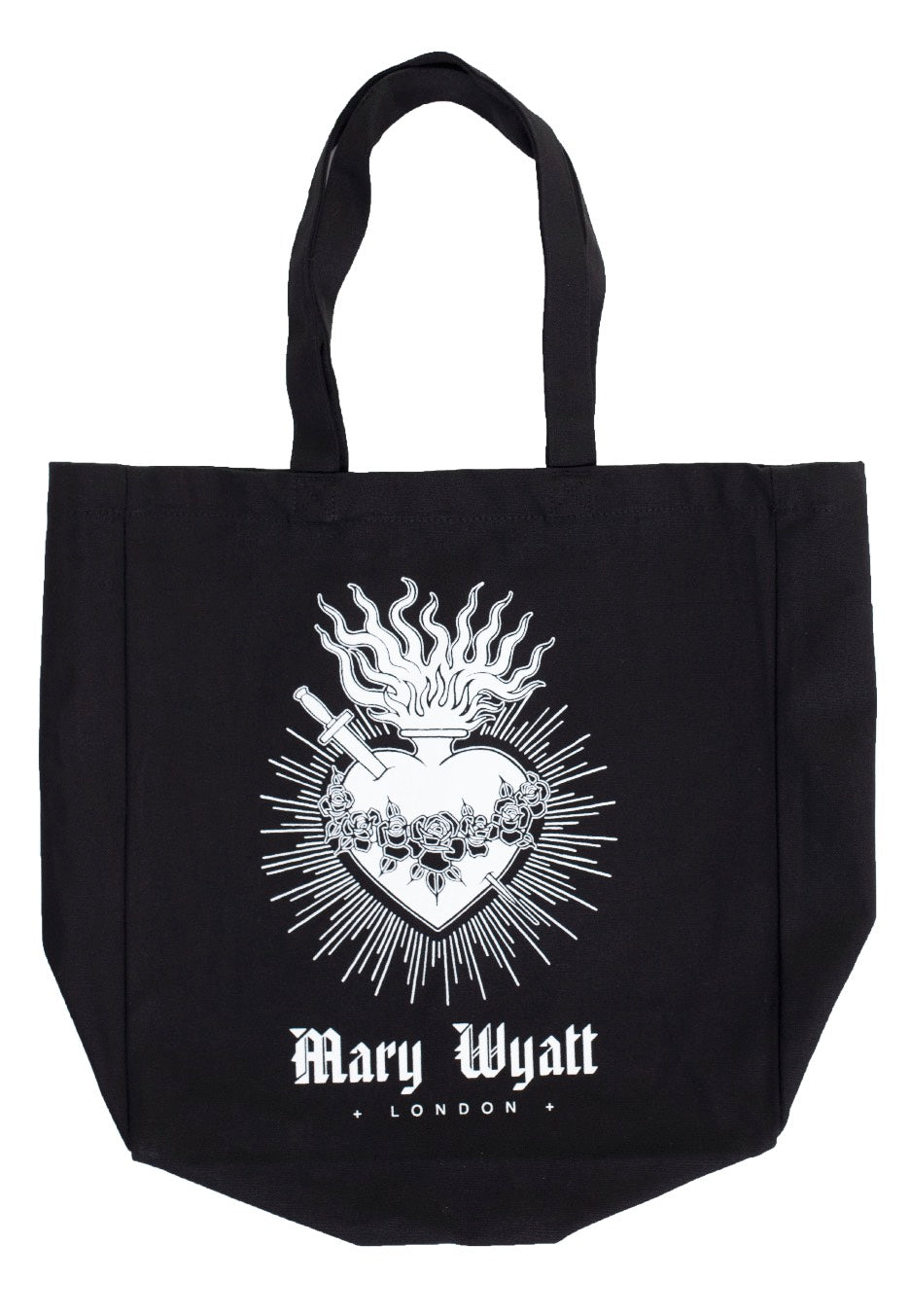 Mary Wyatt - Sacred Canvas Black - Tote Bag | Neutral-Image