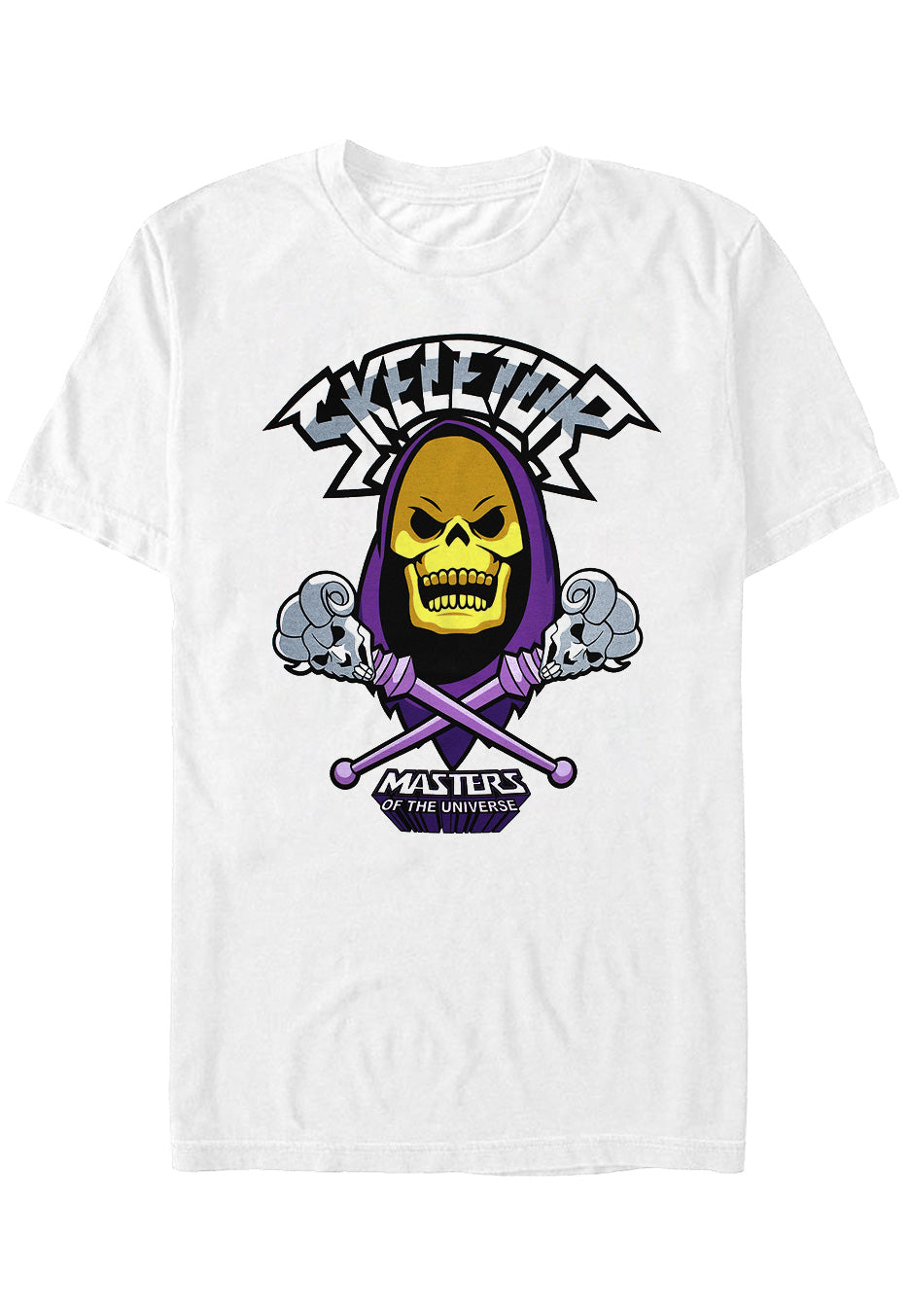 Masters Of The Universe - Skeletor Cross White - T-Shirt | Neutral-Image