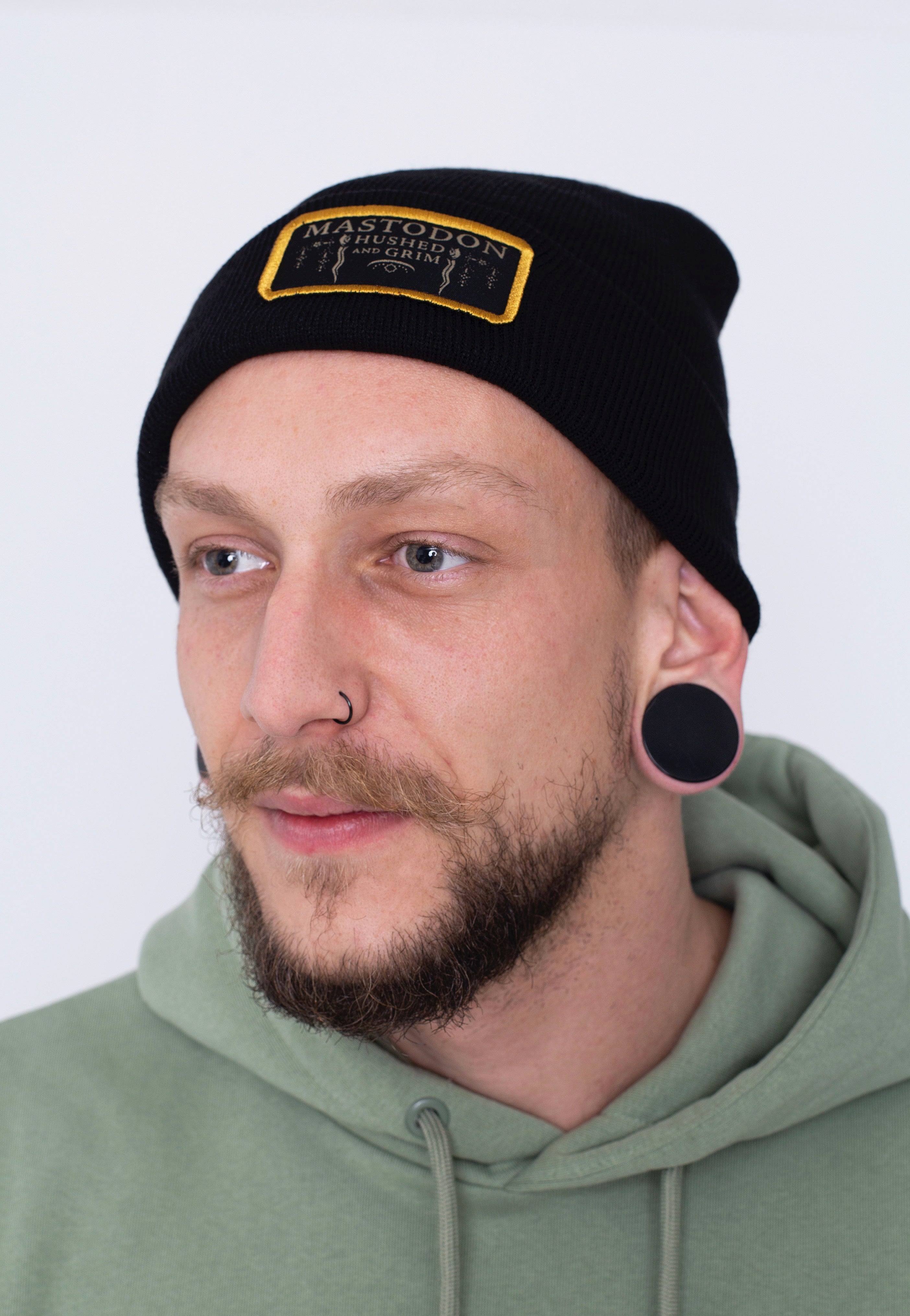 Mastodon - Hushed Patch V2 - Beanie | Neutral-Image