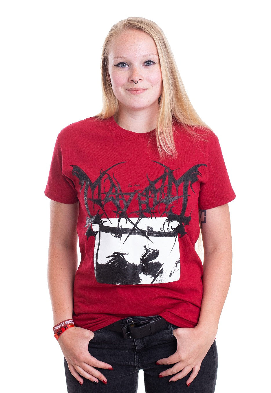 Mayhem - Deathcrush Red - T-Shirt | Women-Image