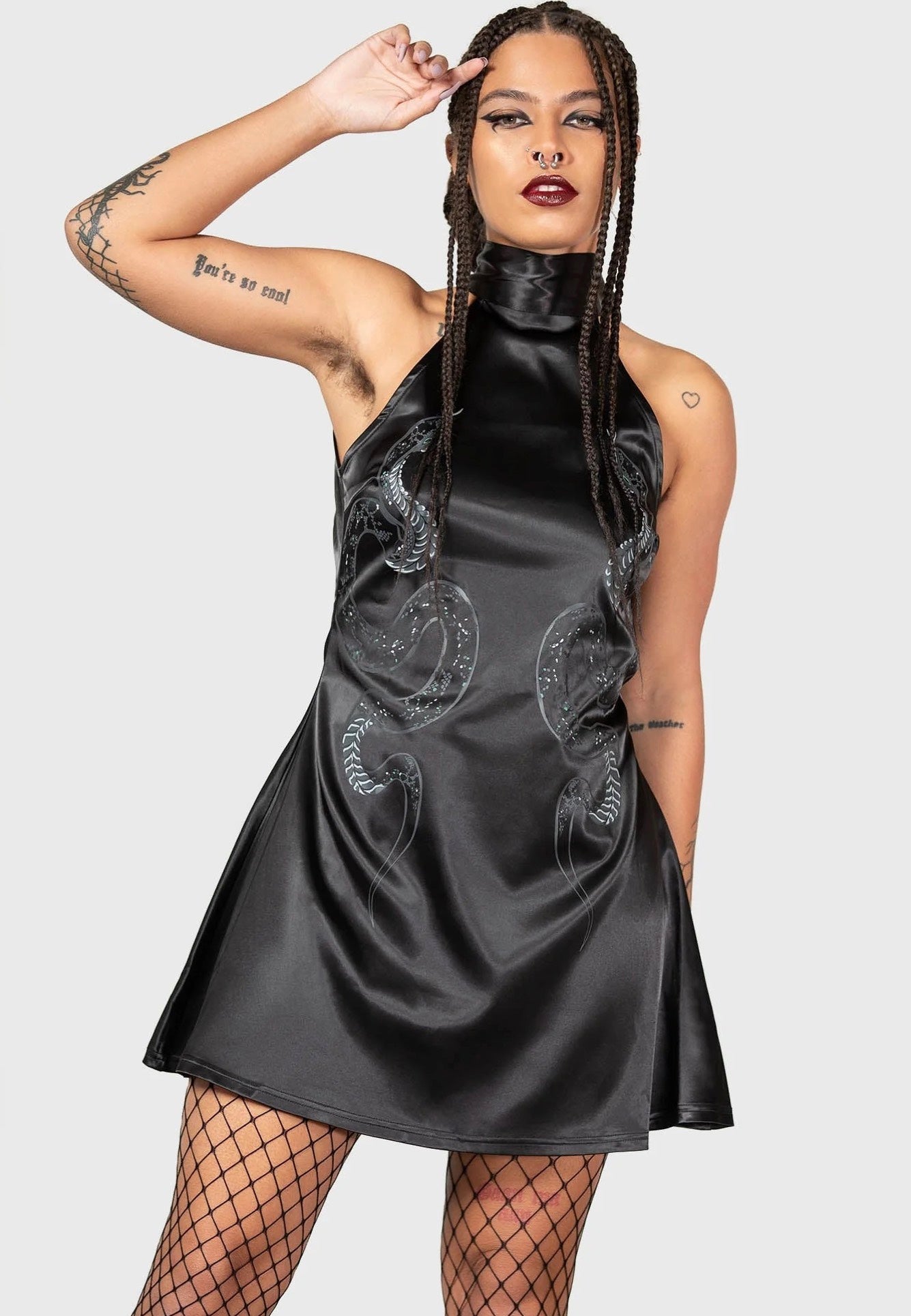 Killstar - Medusa’s Lair Mini Black - Dress | Women-Image