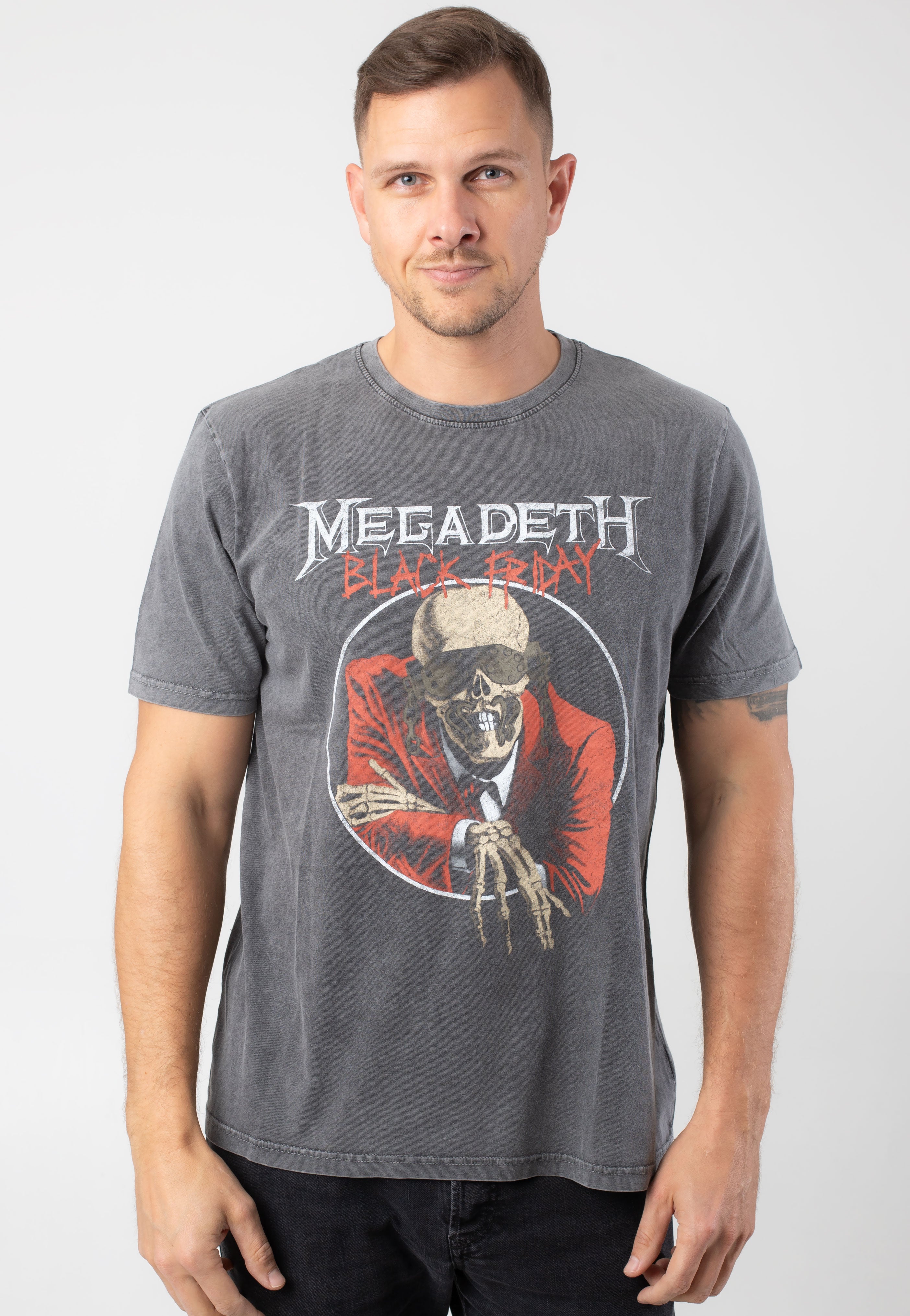 Megadeth - Black Friday Stone Washed - T-Shirt | Men-Image