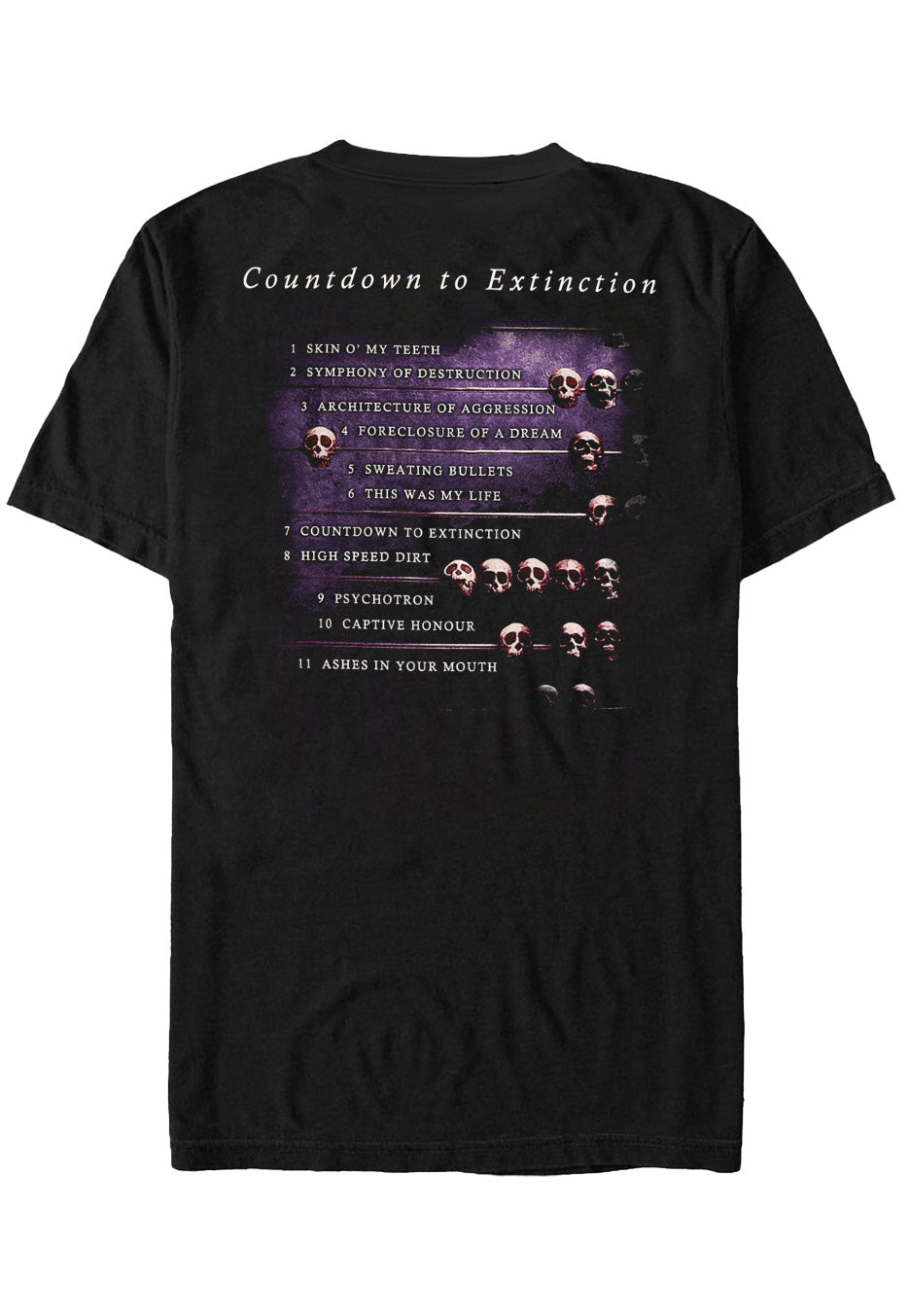 Megadeth - Countdown To Extinction - T-Shirt | Neutral-Image