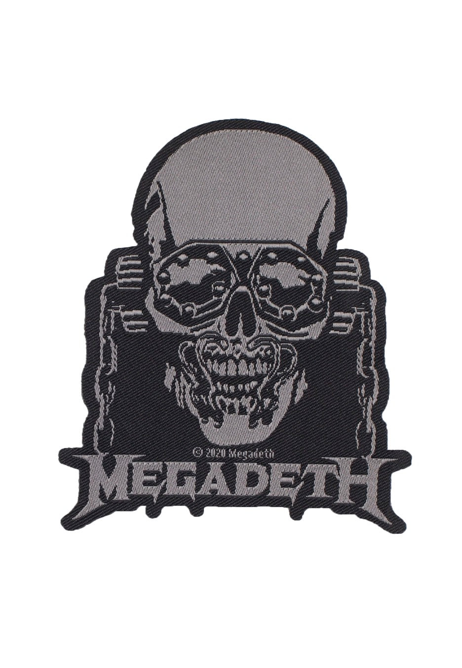 Megadeth - Vic Rattlehead Cut-Out - Patch | Neutral-Image