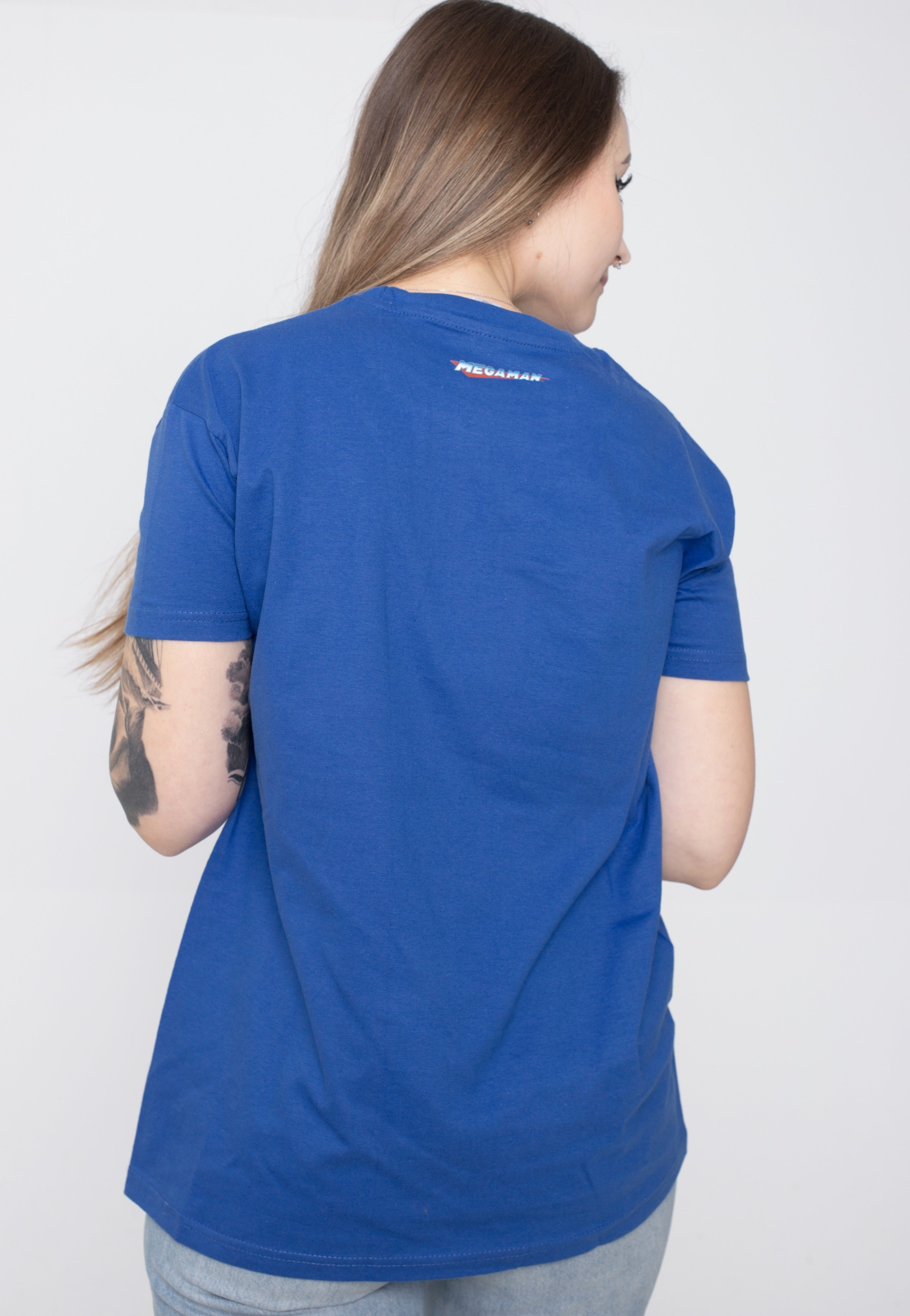 Mega Man - Flat - T-Shirt | Women-Image