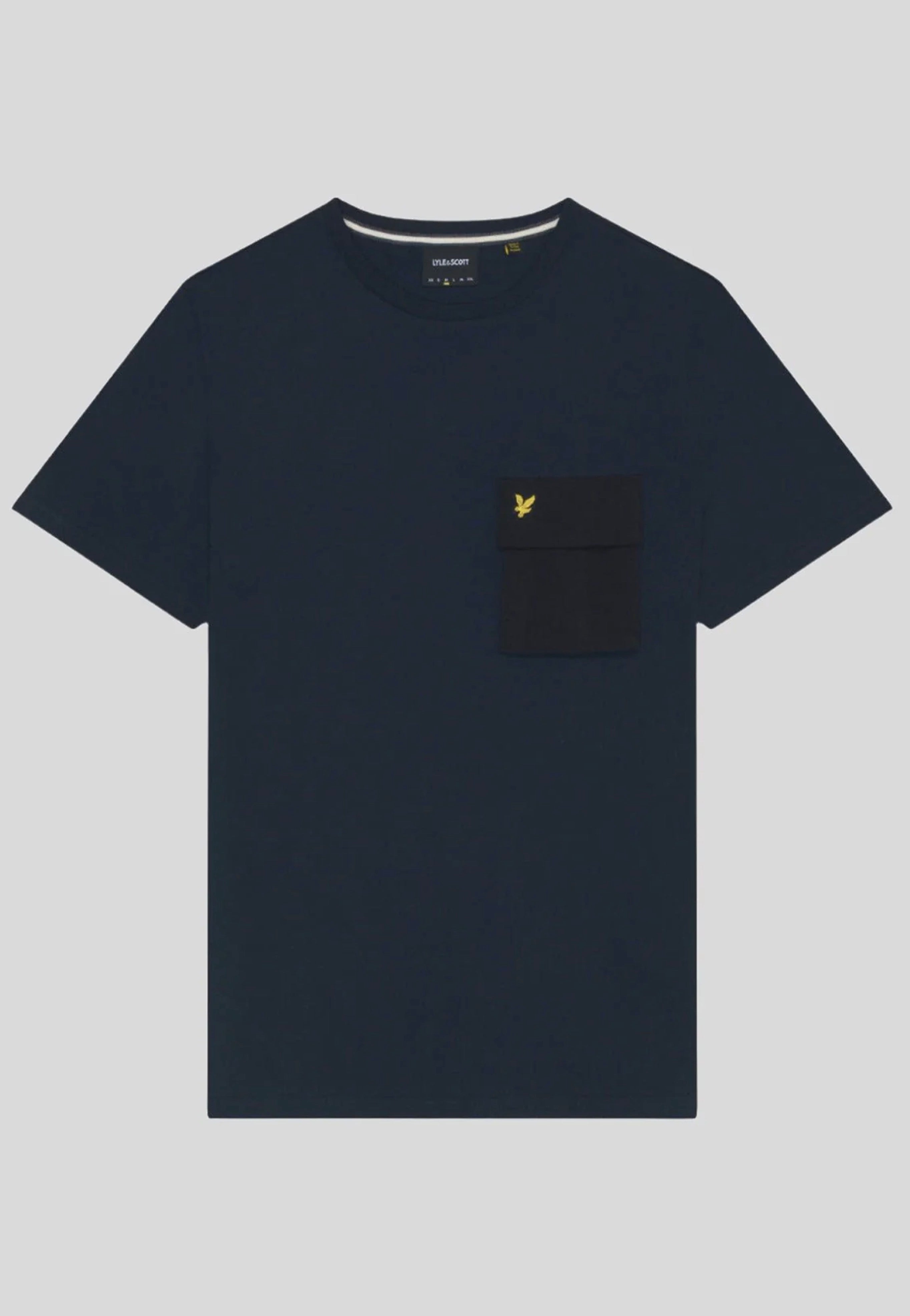 Lyle & Scott - Half Tipped Dark Navy - T-Shirt | Men-Image