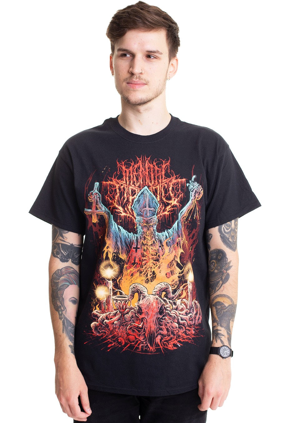 Mental Cruelty - Priest Of Damnation - T-Shirt | Men-Image