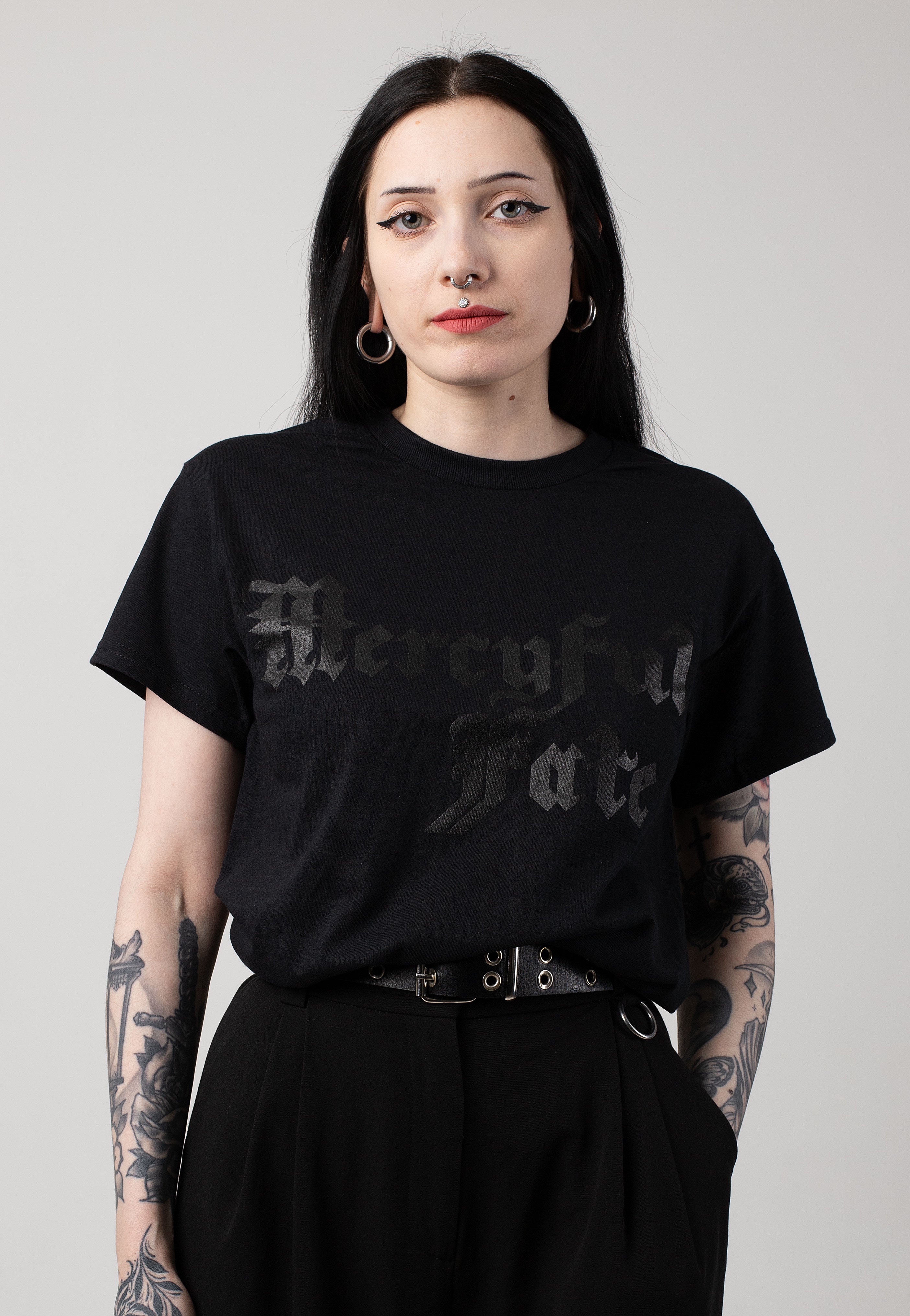 Mercyful Fate - Black Funeral Cross - T-Shirt | Women-Image