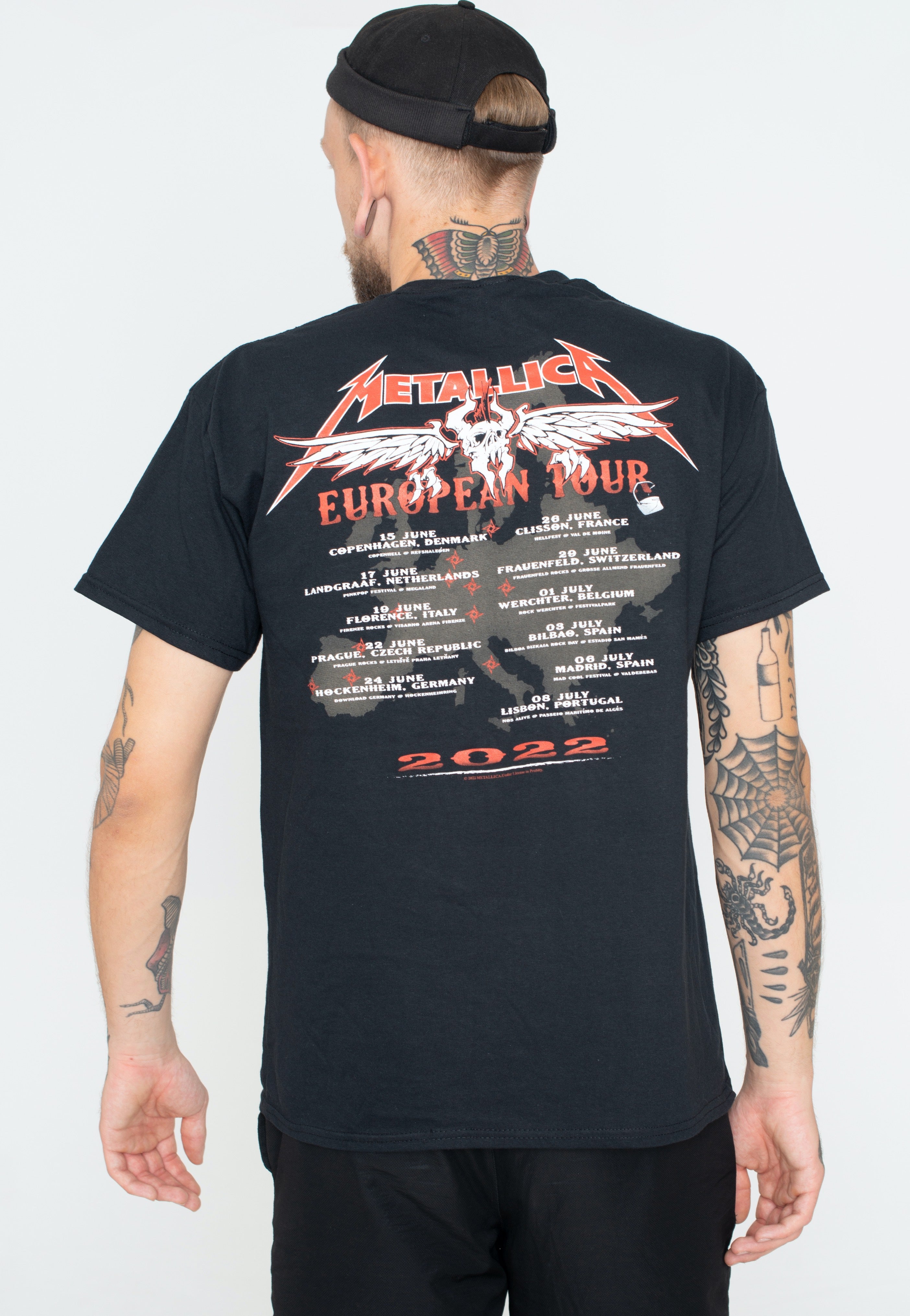 Metallica - Squindo Euro - T-Shirt | Men-Image