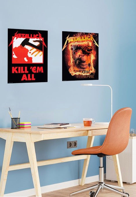 Metallica - Kill'Em All/Fire Guy Chibi Set - Poster | Neutral-Image