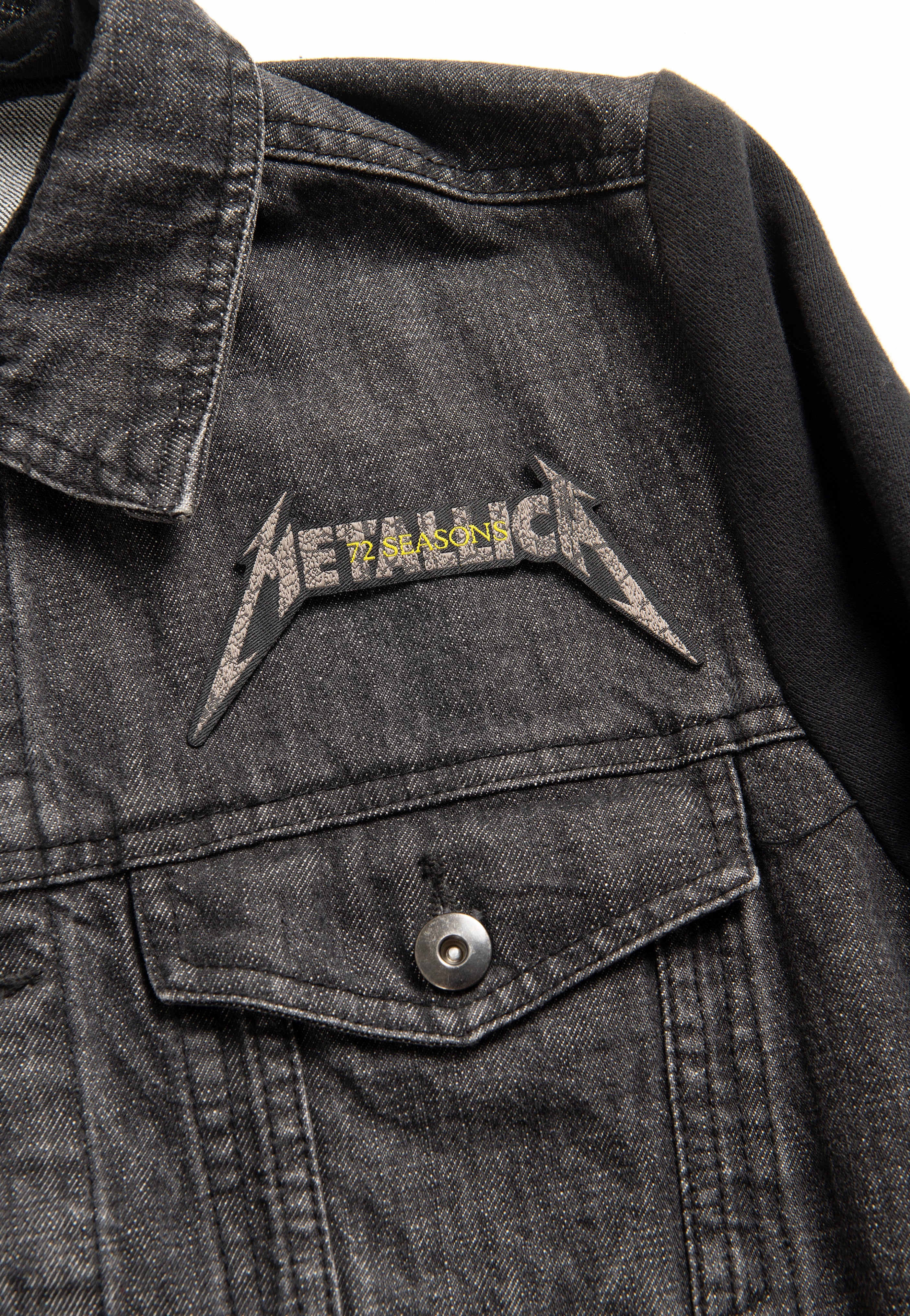 Metallica - 72 Seasons Charred Logo Cut Out - Patch | Neutral-Image