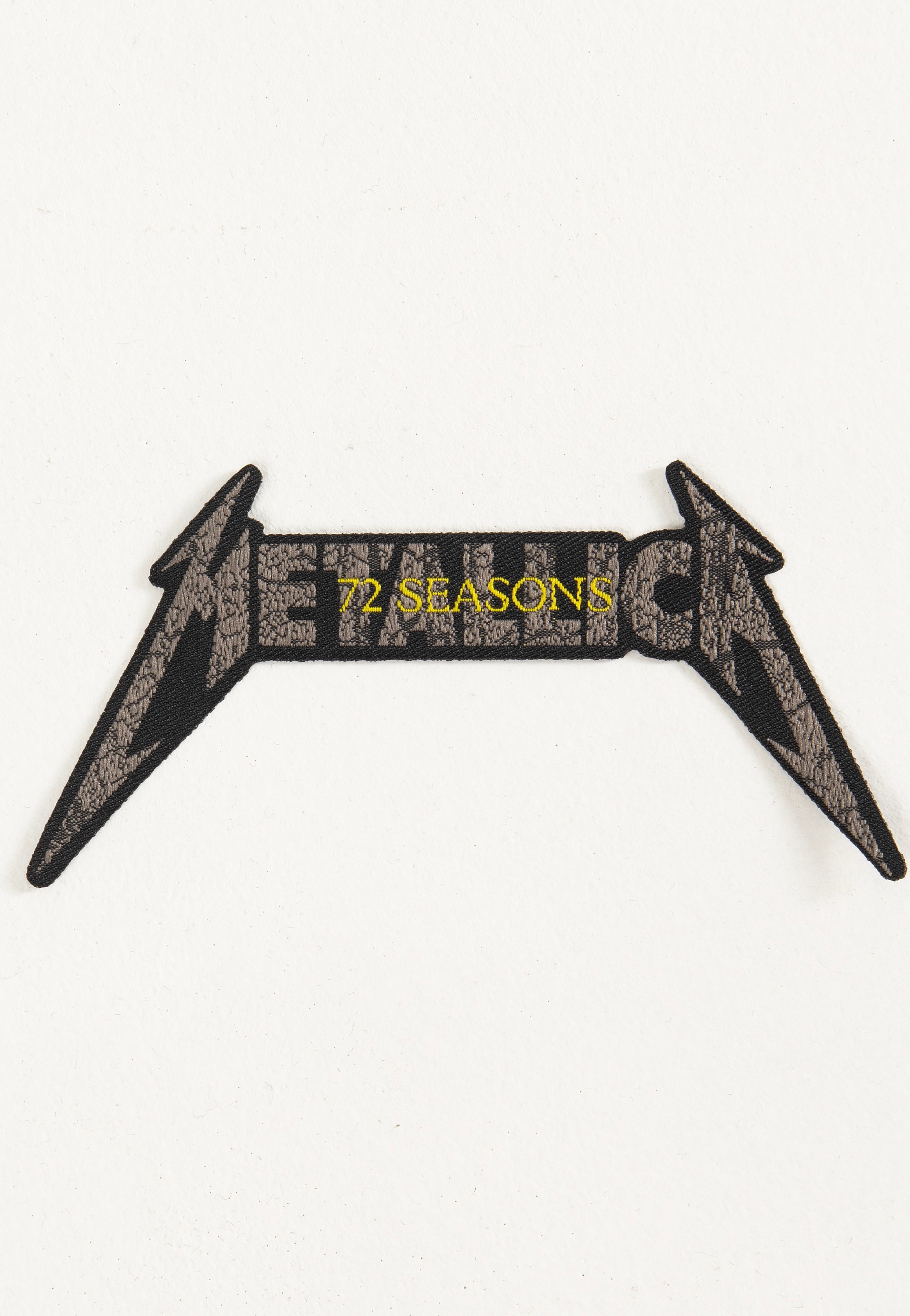 Metallica - 72 Seasons Charred Logo Cut Out - Patch | Neutral-Image