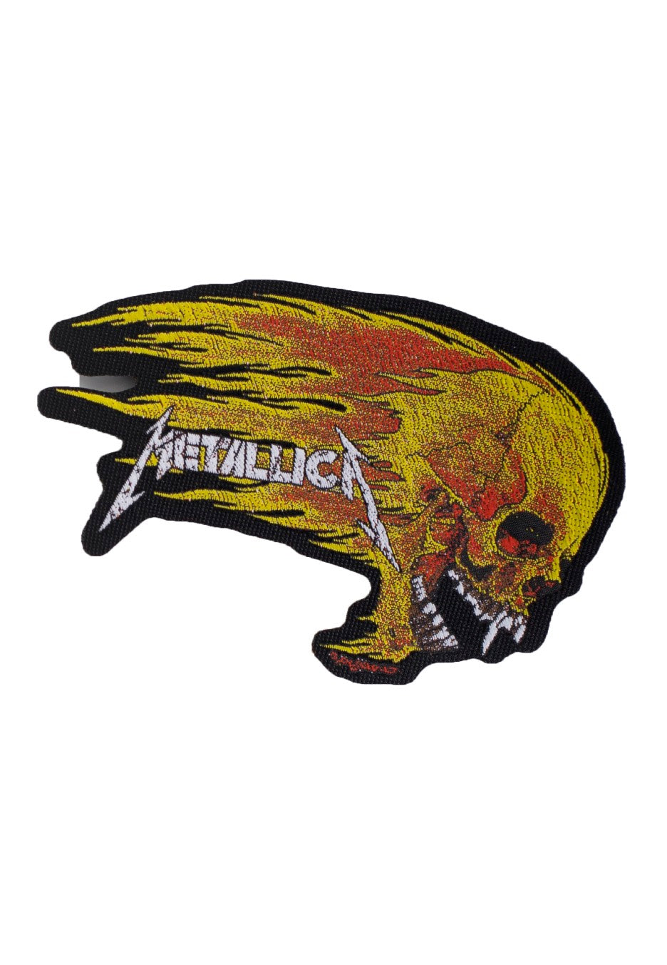 Metallica - Flaming Skull Cut Out - Patch | Neutral-Image