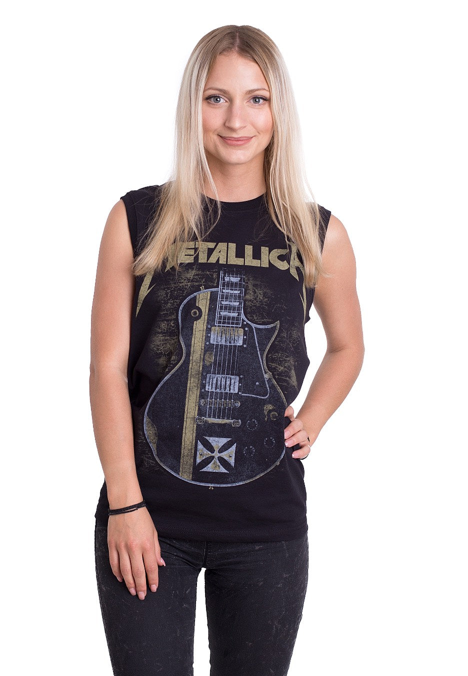 Metallica - Hetfield Iron Cross - Tank | Women-Image