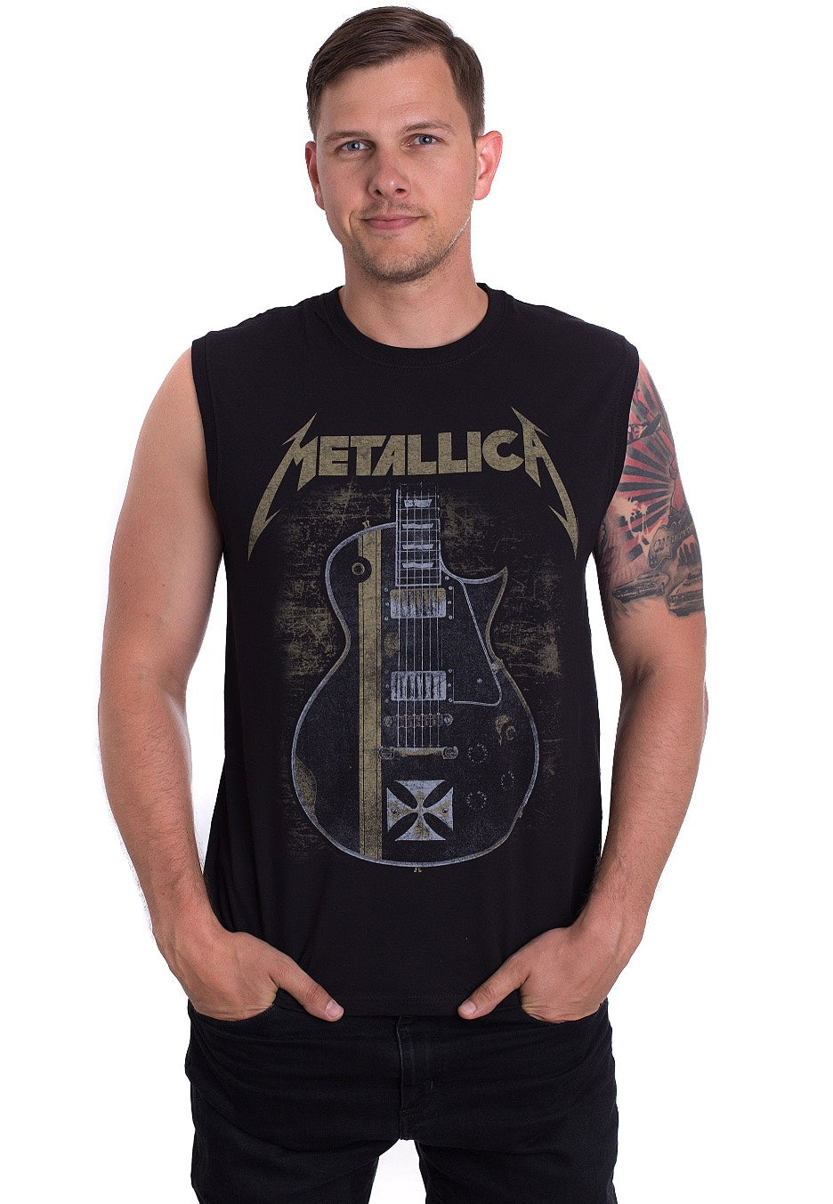 Metallica - Hetfield Iron Cross - Tank | Men-Image